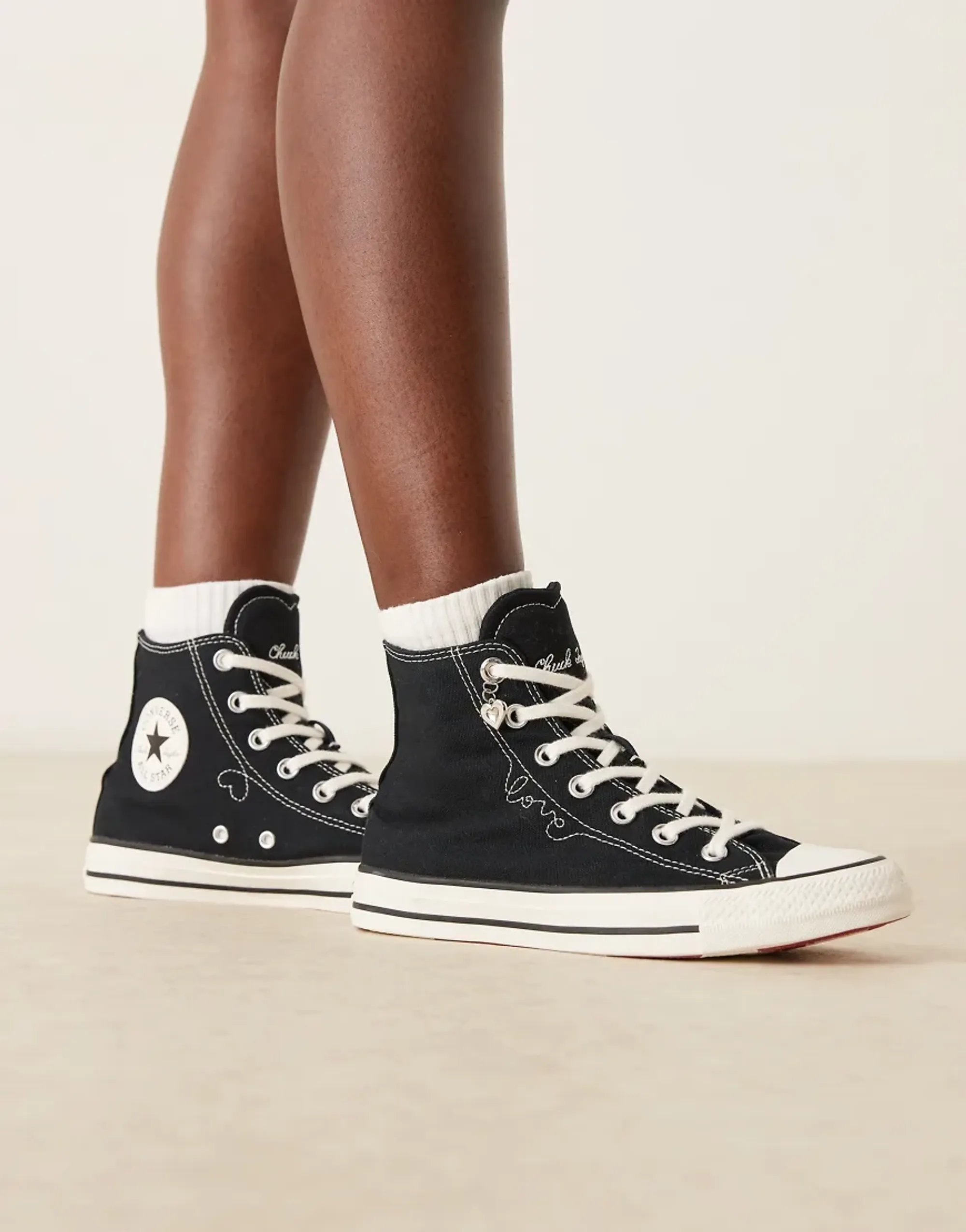 Converse Ctas Hi Women's Sneakers - Black