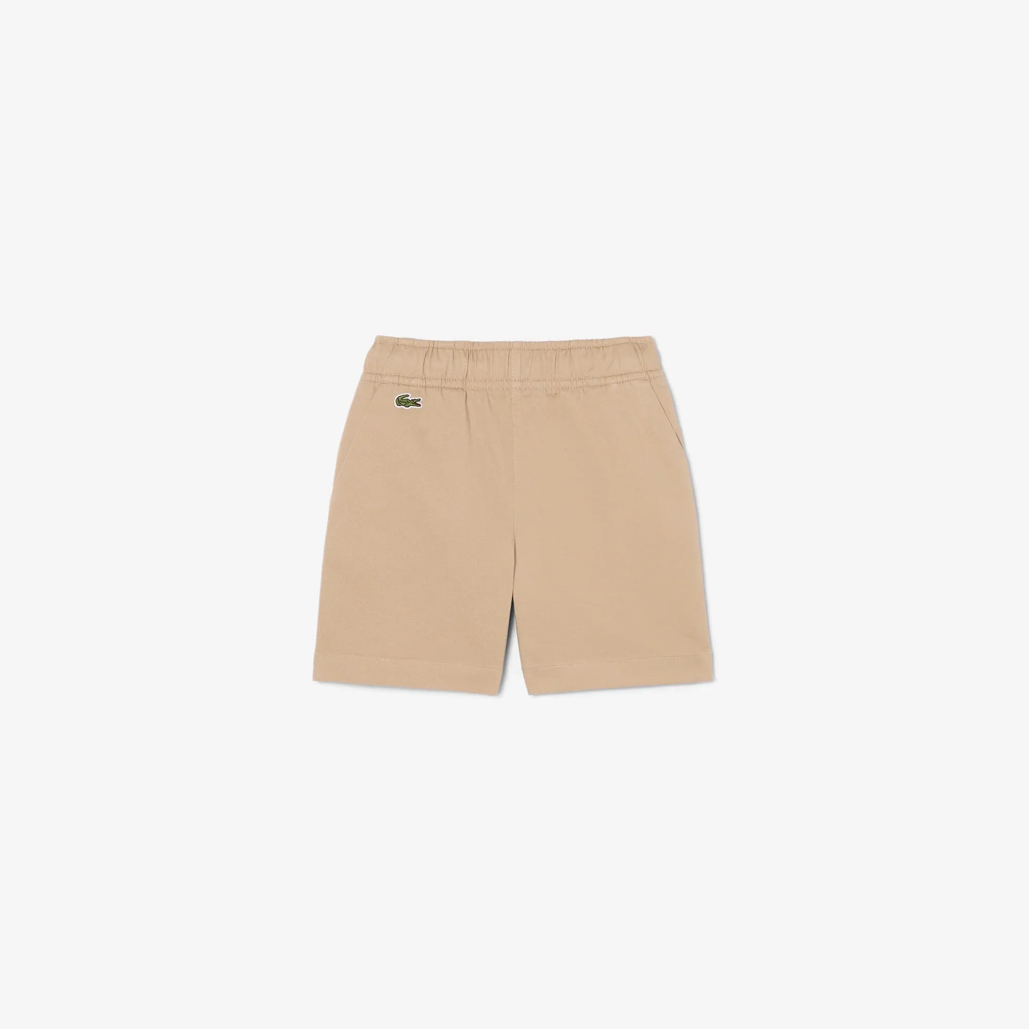 Lacoste Stretch Cotton Twill Chino Shorts - Beige