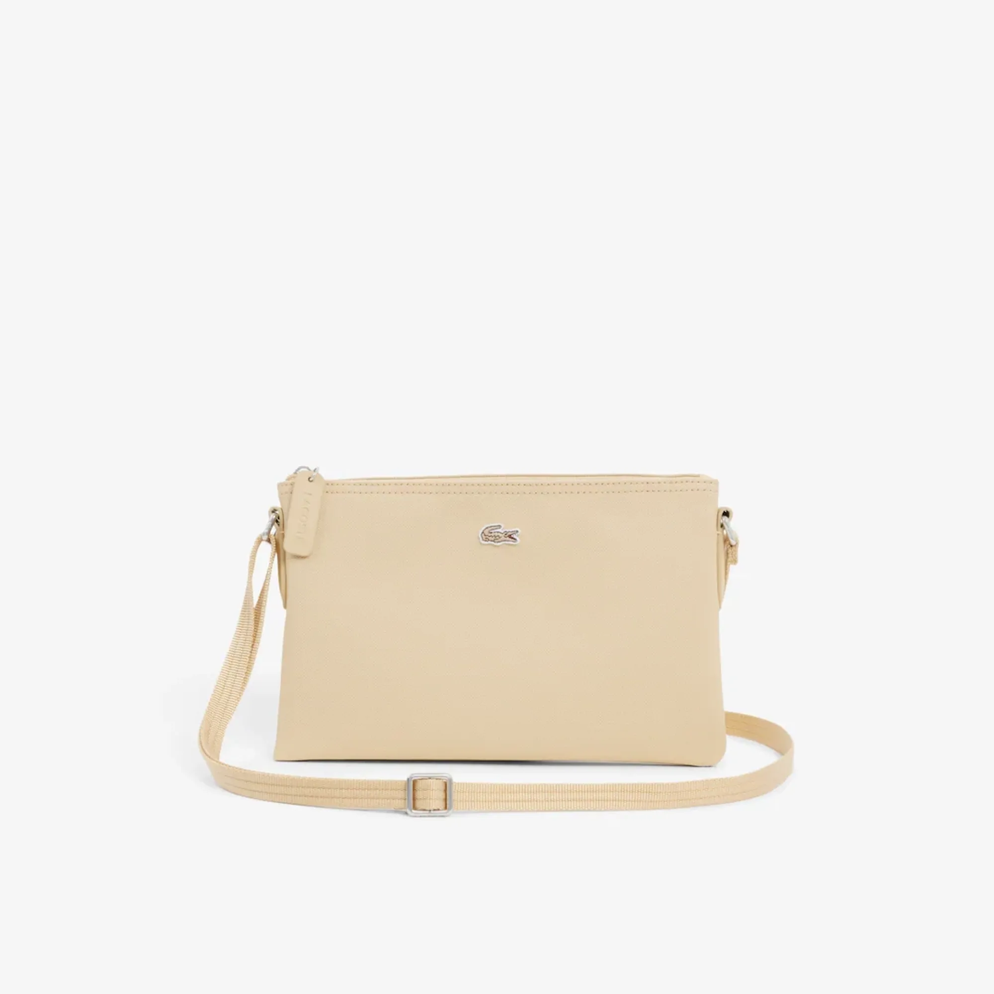 Lacoste L.12.12 Concept Flat Shoulder Bag - Millet