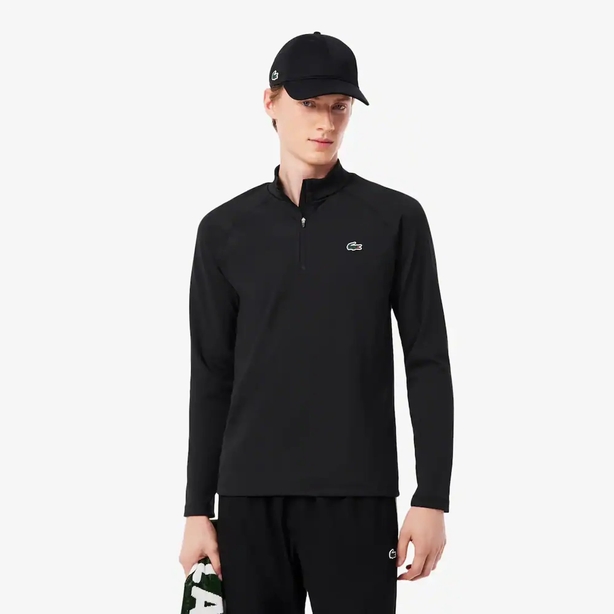 Lacoste Training Sport Ultra Dry Midlayer Jacket - Noir