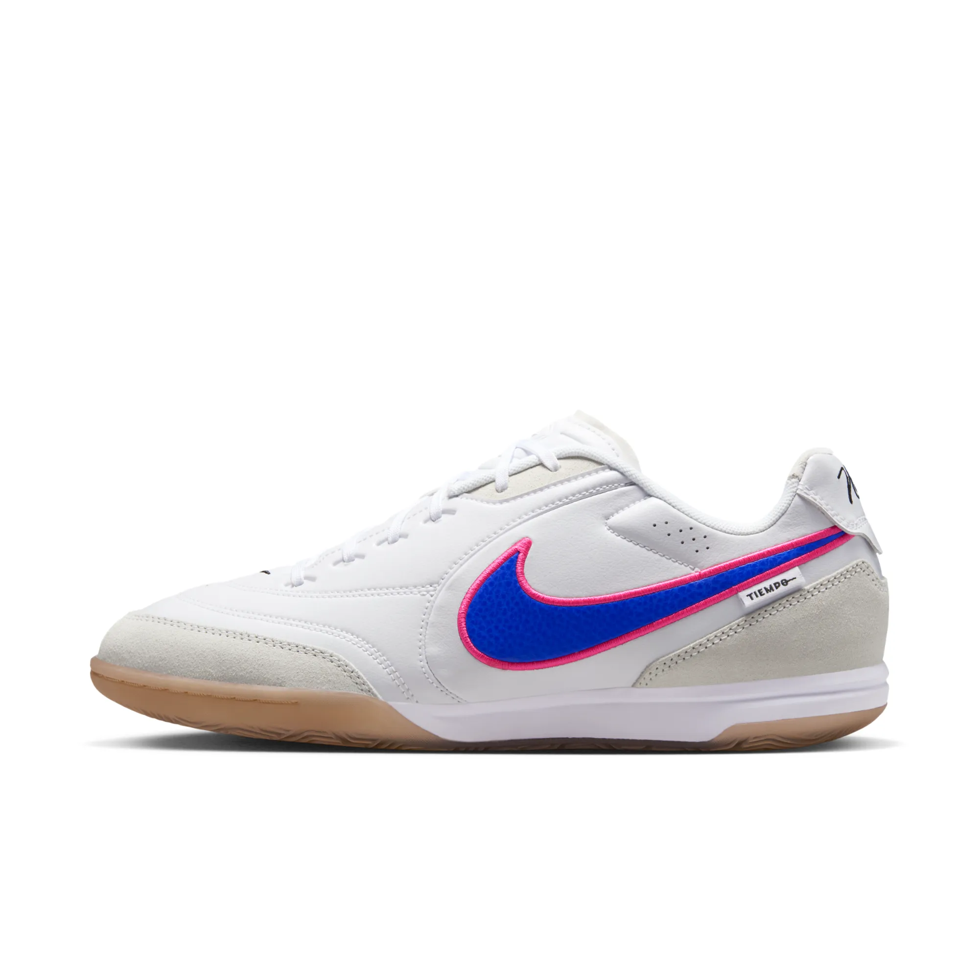 Nike Tiempo Streetgato Indoor/Court Low-Top Football Shoes - White