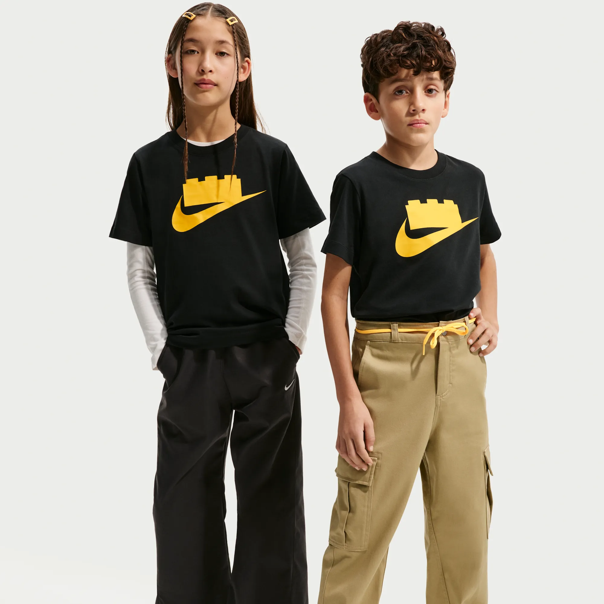 Nike x LEGO® Collection Older Kids' Logo T-Shirt - Black