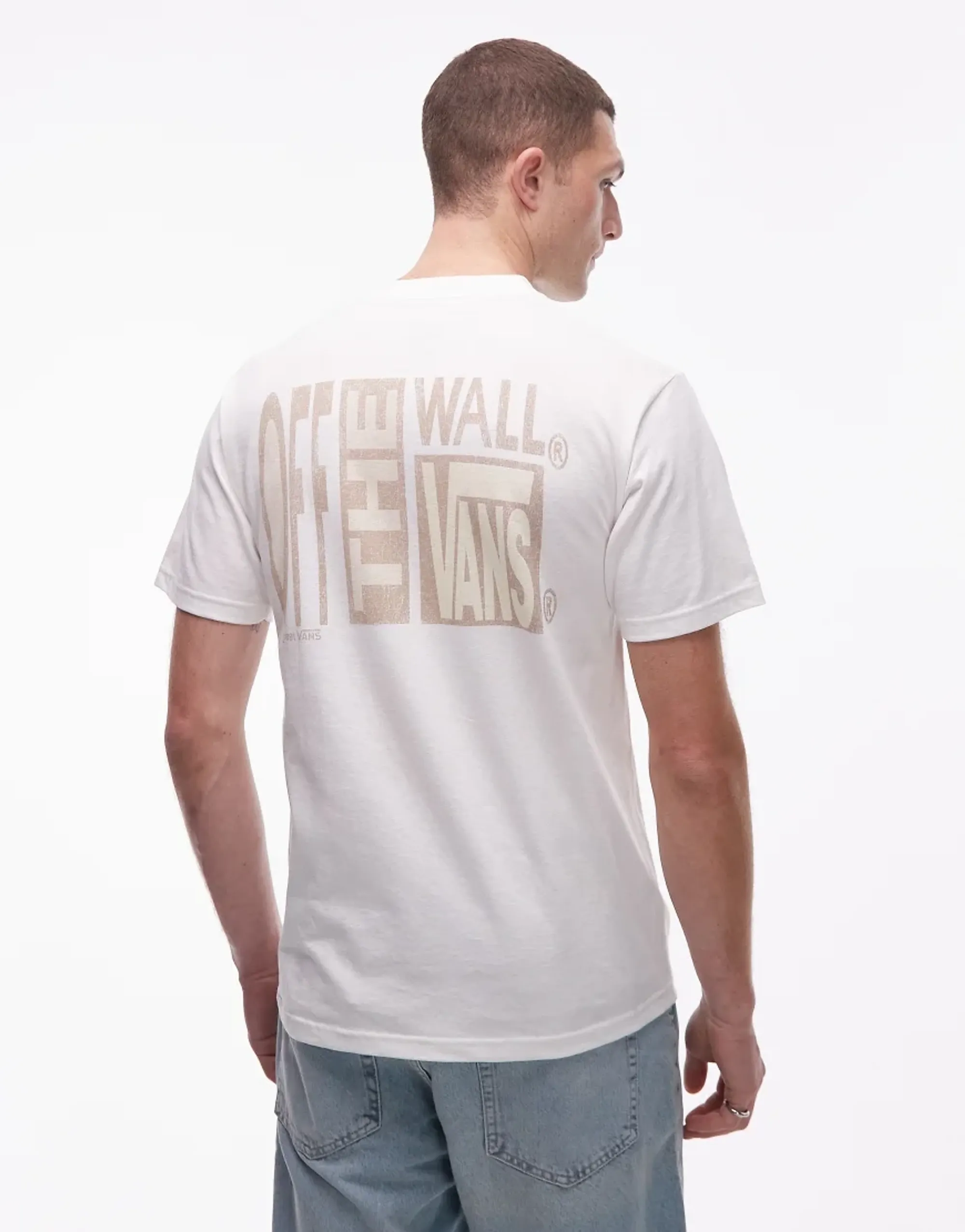 Vans - Stretch Stack Crackle Ss Tee White, Man, White