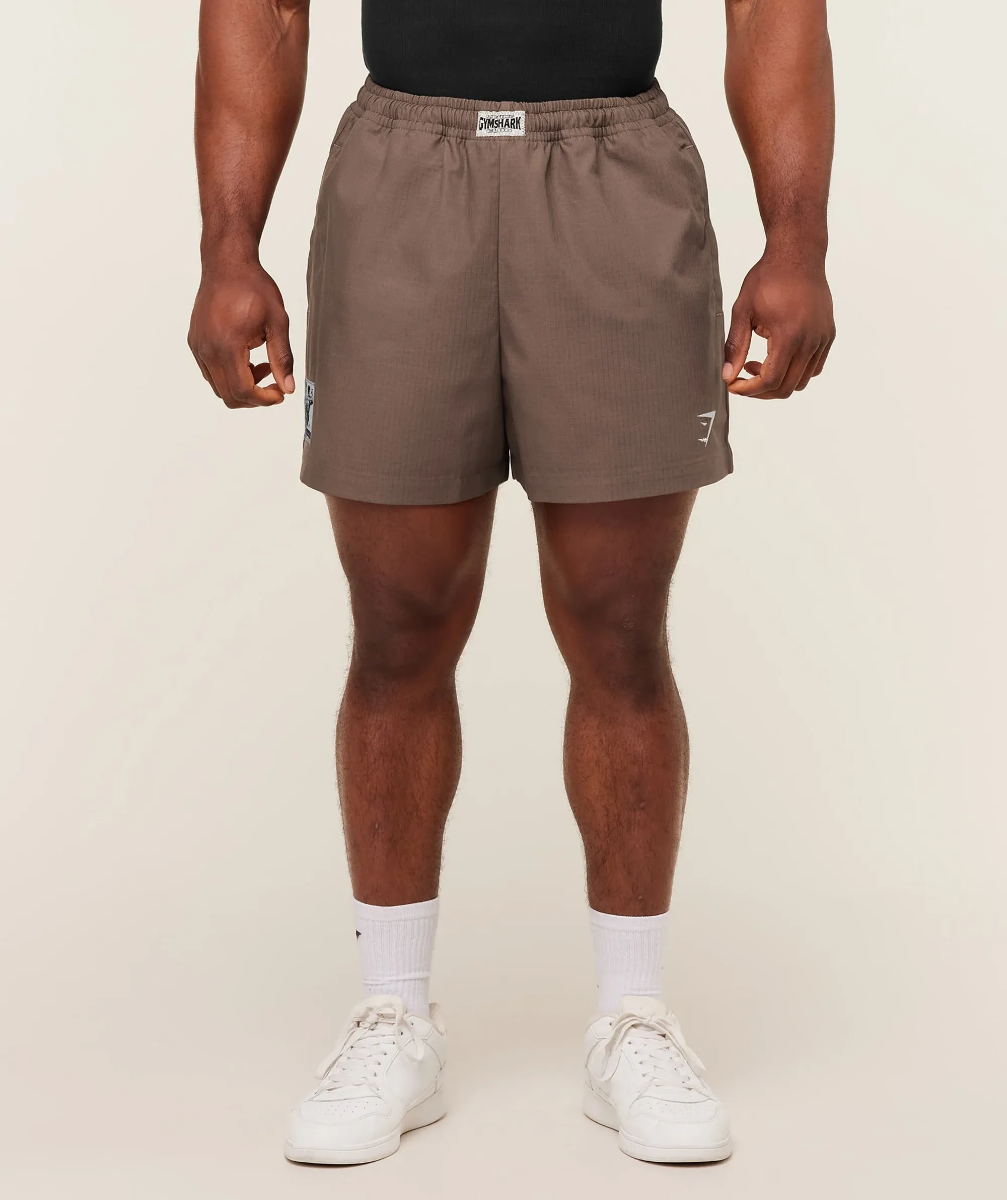 Gymshark Pumper Shorts 5" - Soft Brown