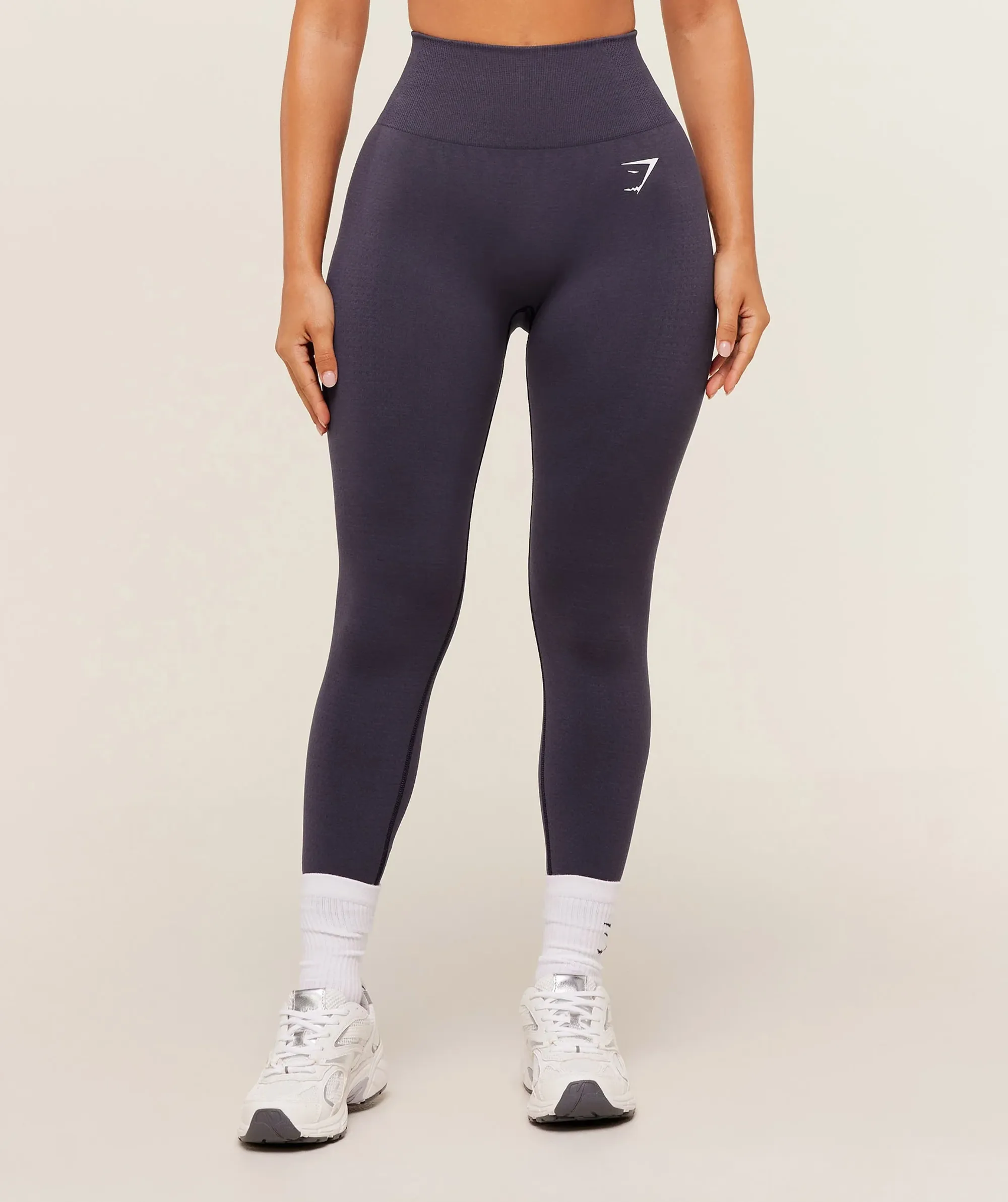 Gymshark Vital Short Leggings - Midnight Purple/Marl