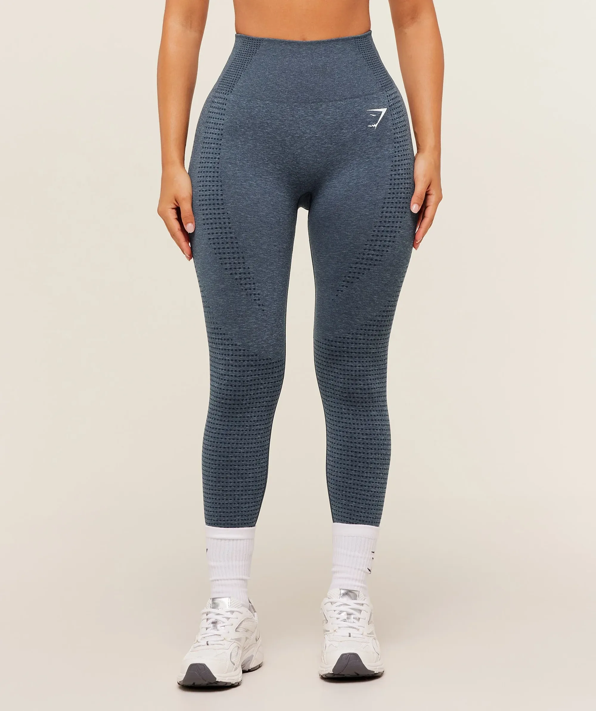 Gymshark Vital Short Leggings - GS Stealth Blue/ Marl