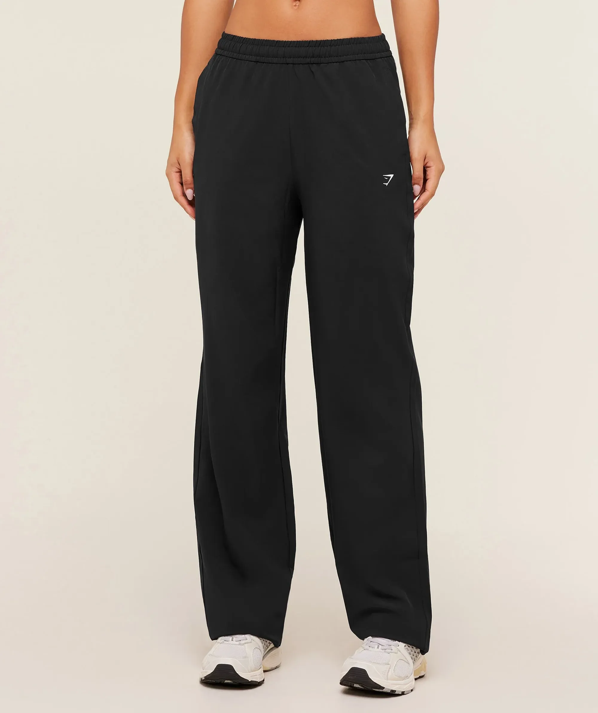 Gymshark Training Everyday Woven Straight Leg Tall Pants - GS Black