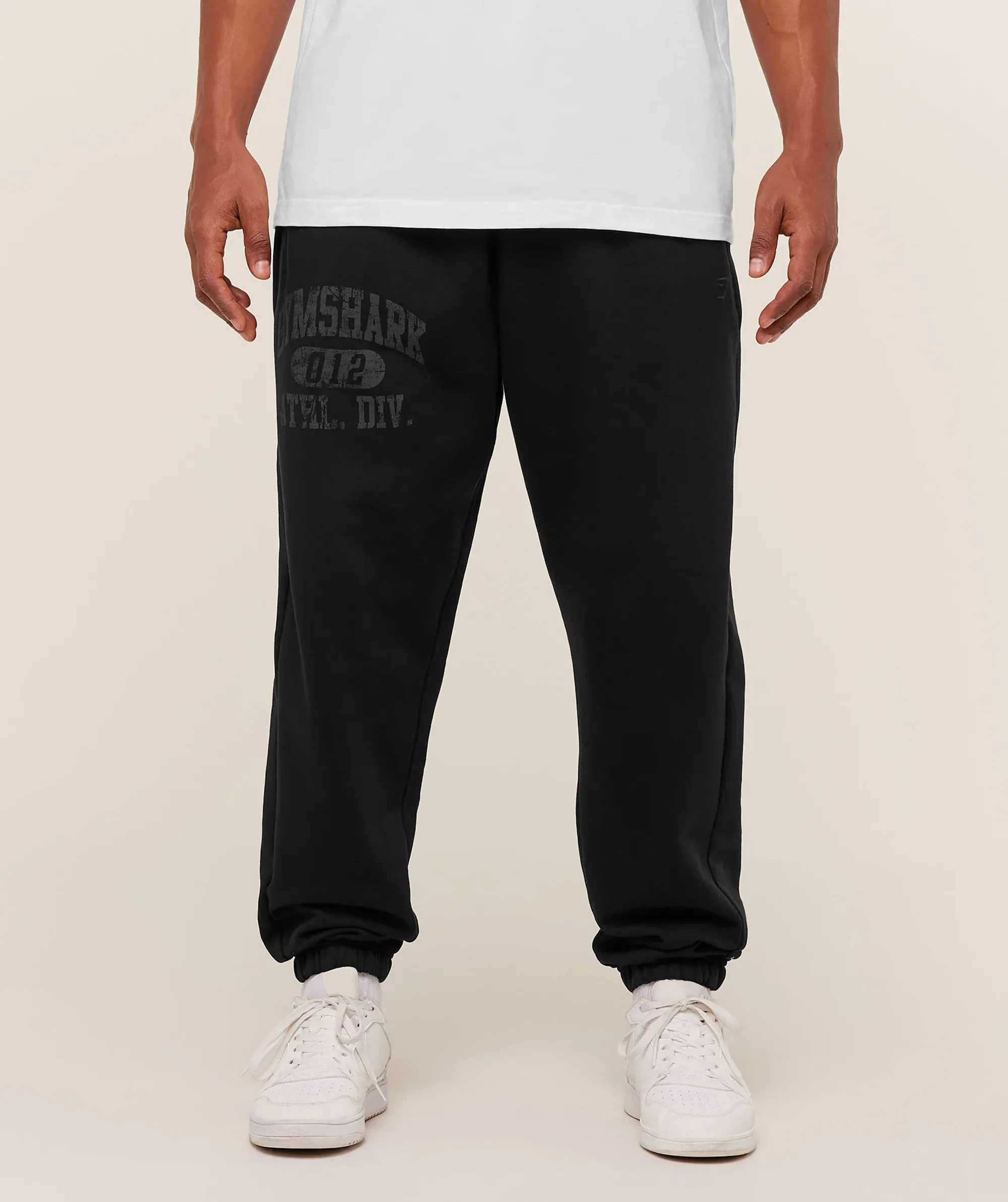 Gymshark Athletic Division Graphic Jogger - GS Black