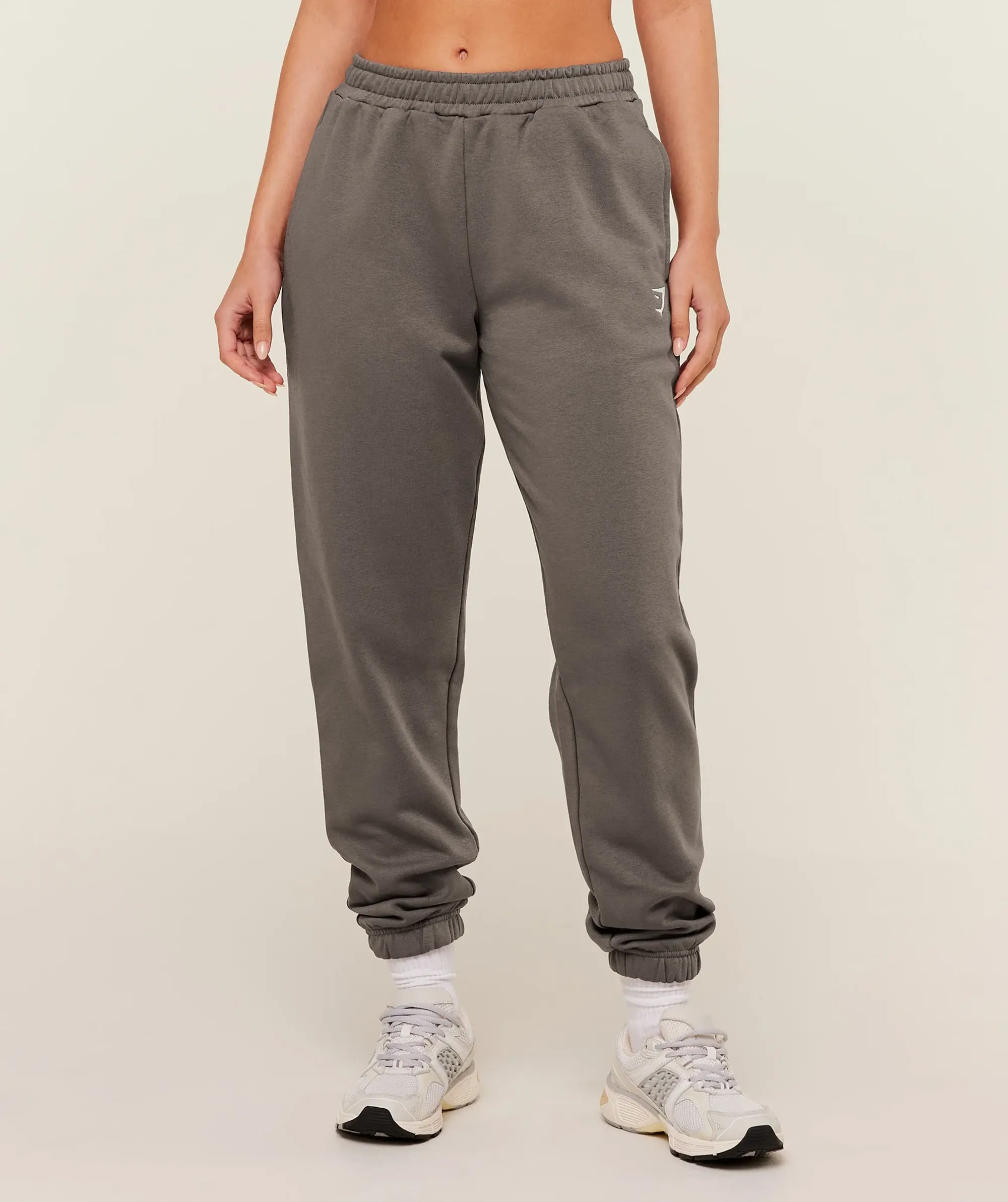 Gymshark Training Fleece Joggers - Cool Brown