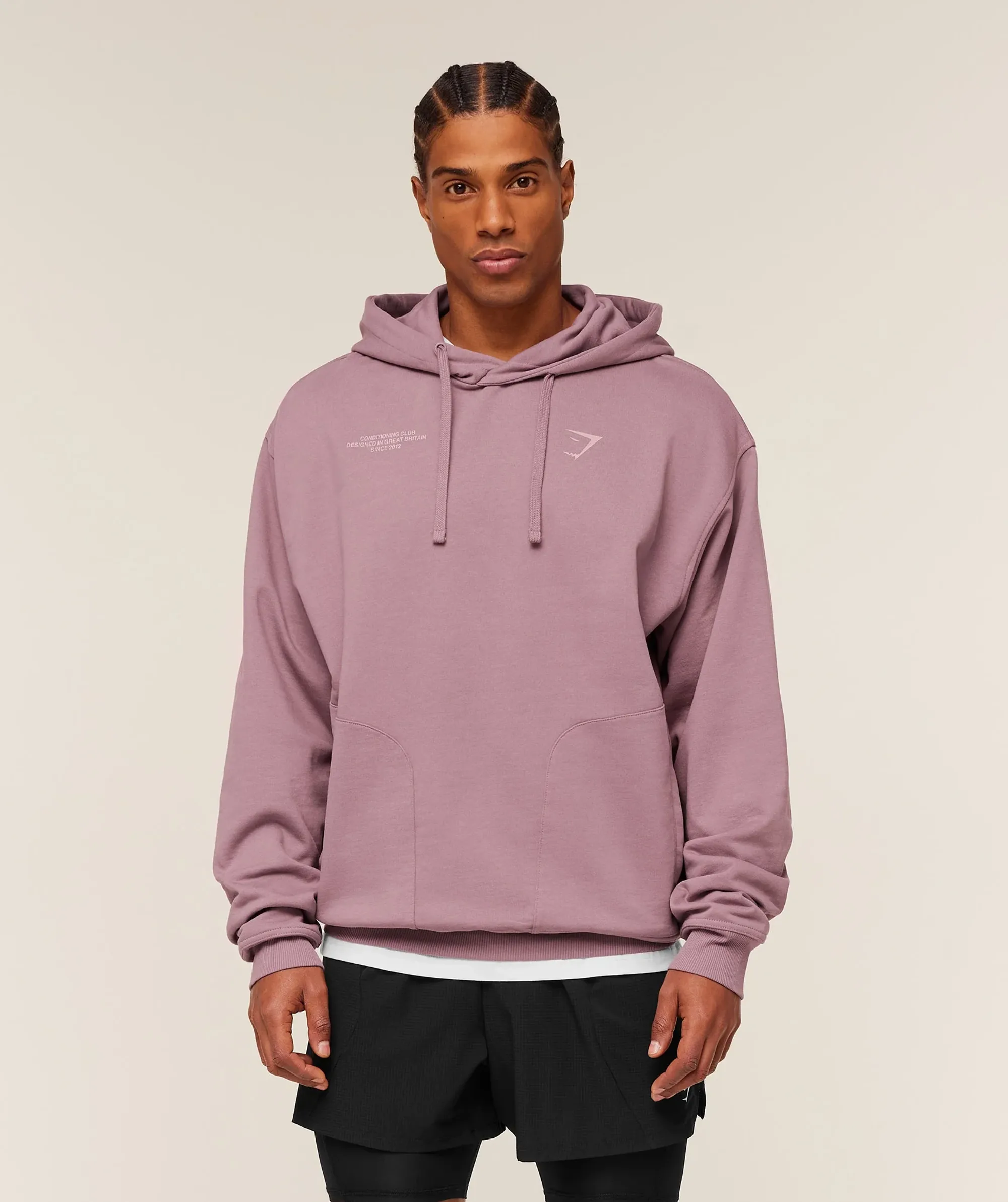Gymshark Conditioning Club Hoodie - GS Calm Pink/GS Light Pink
