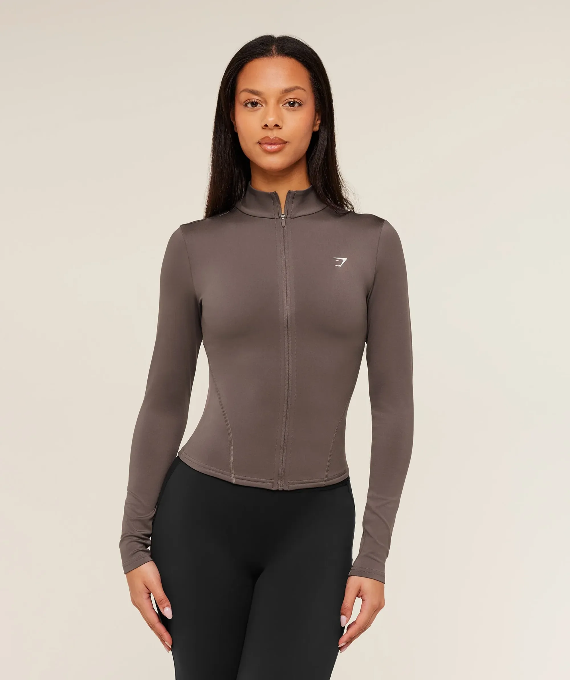 Gymshark Training Jacket - Cool Brown