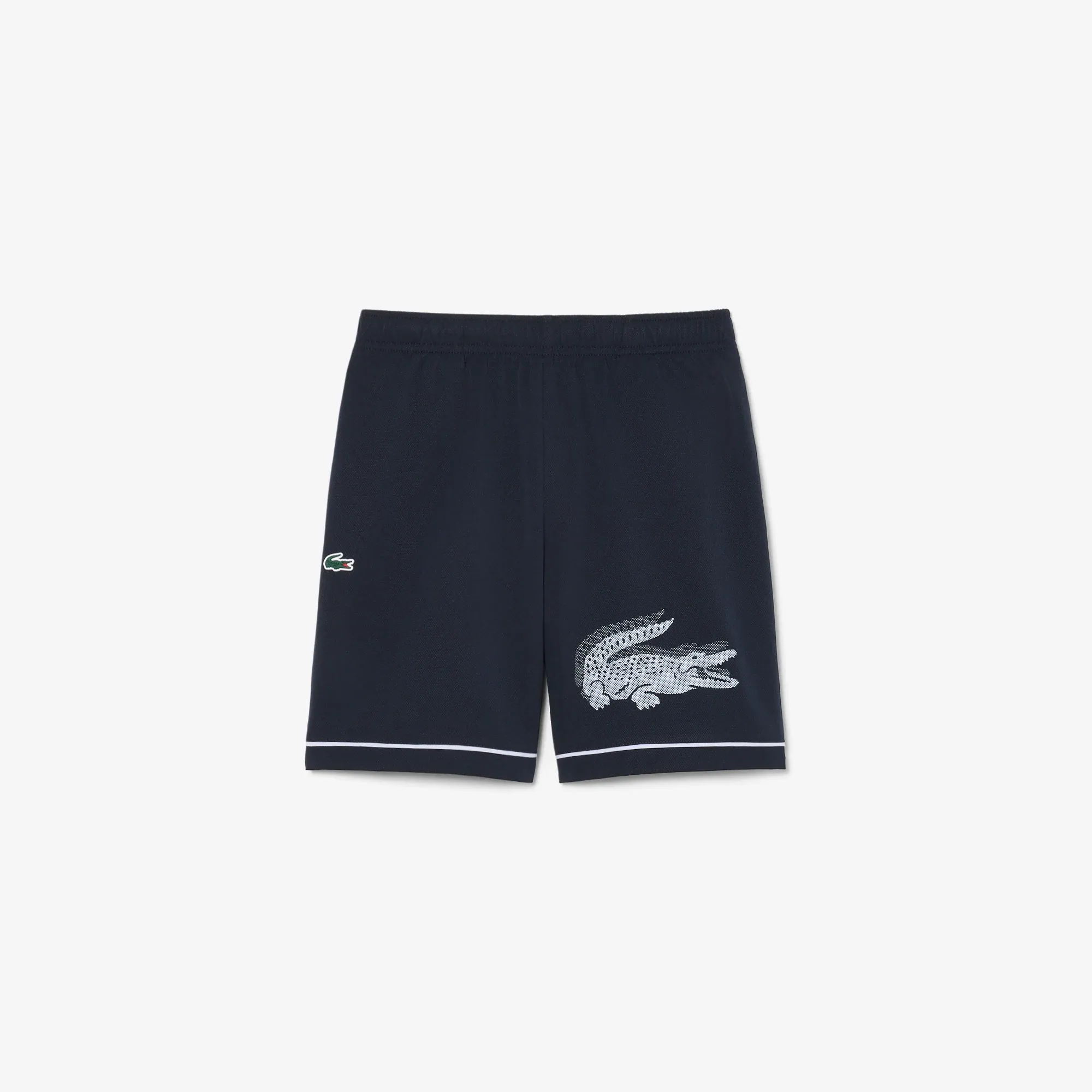 Lacoste Striped Taffeta Sport Shorts - Black