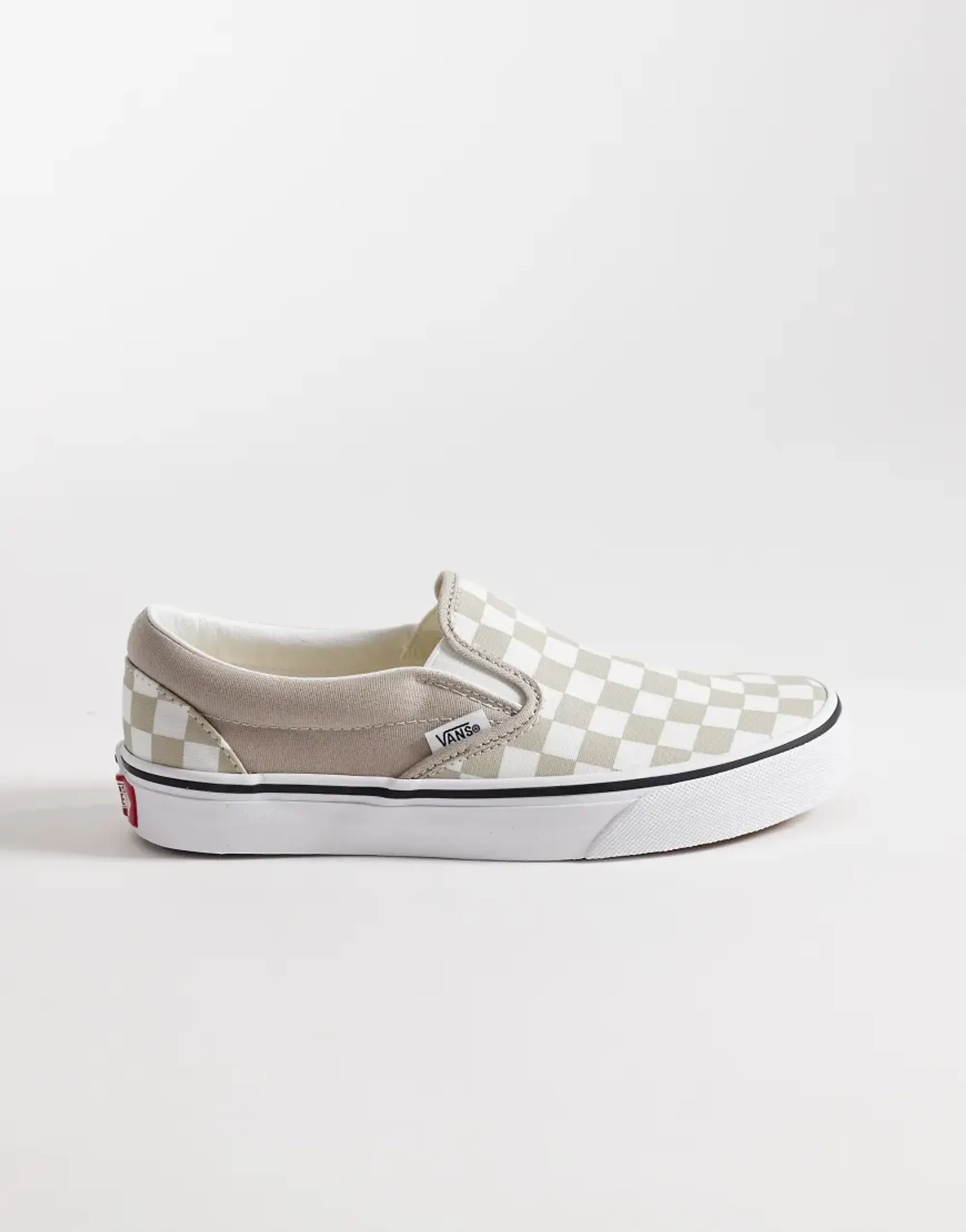 Vans - Classic Slip-On Checkerboard Shoes, Man, Beige