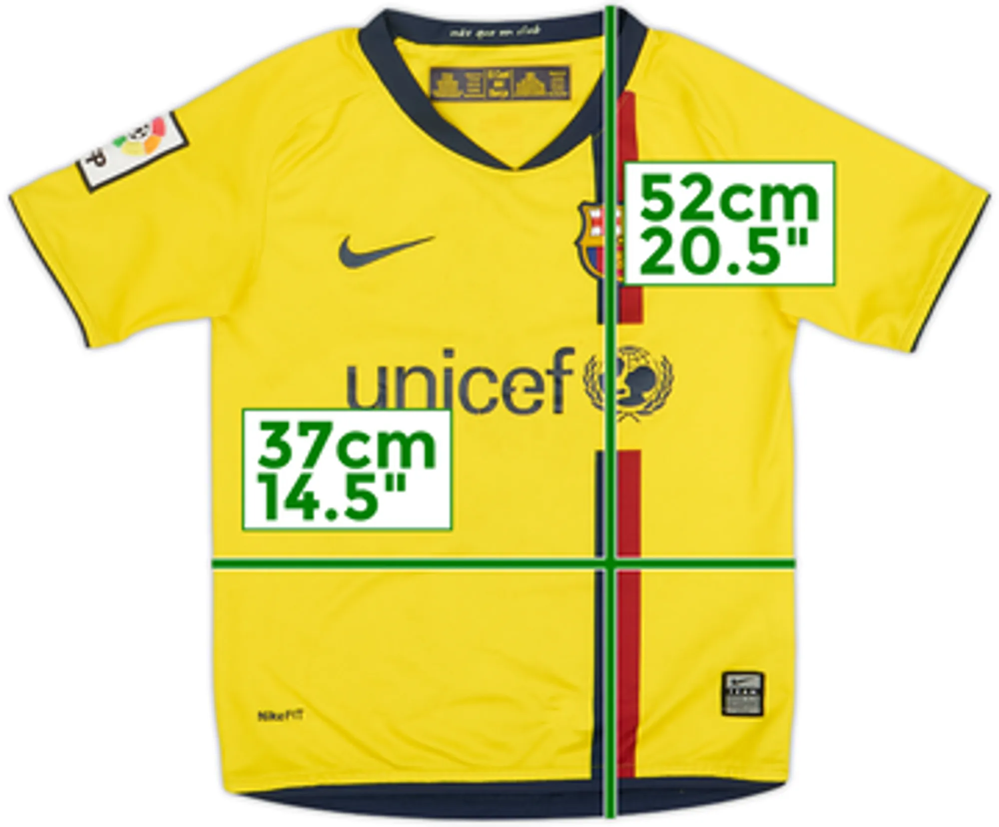 2008-10 Barcelona Away Shirt - 6/10 - (6-7 Years)