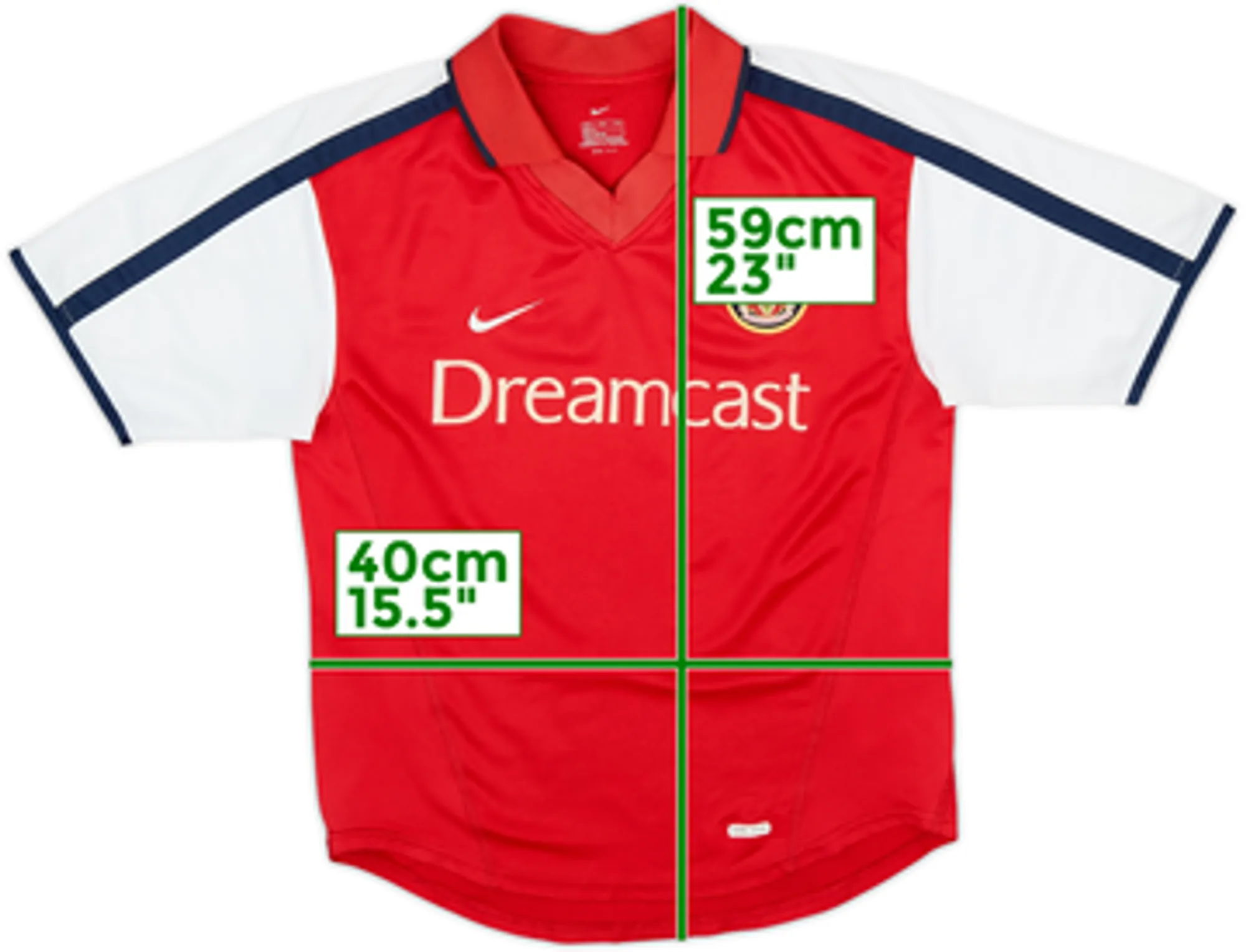 2000-02 Arsenal Home Shirt - 8/10 - (M.Boys)