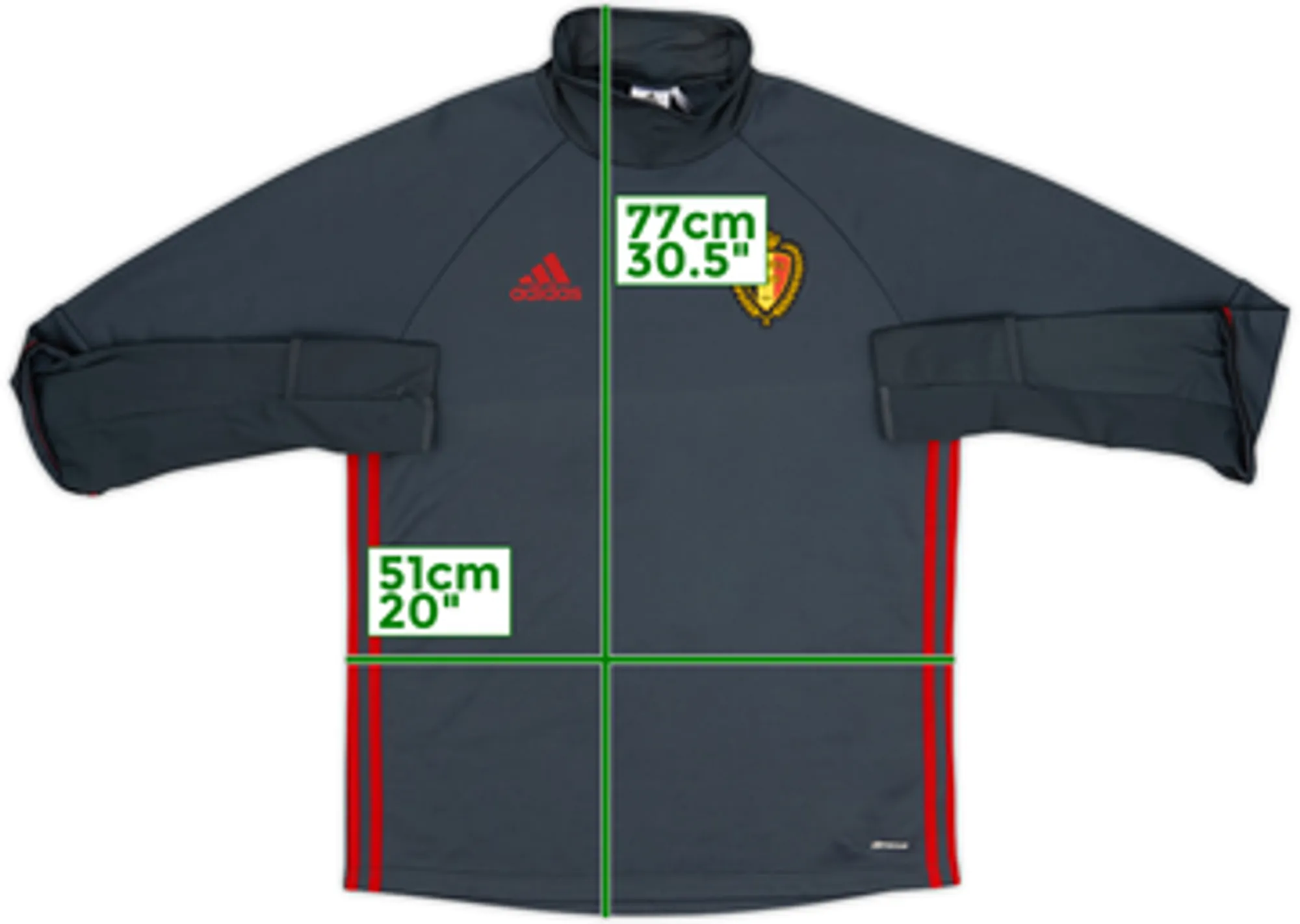 2015-16 Belgium adidas Training Top - 8/10 - (M)