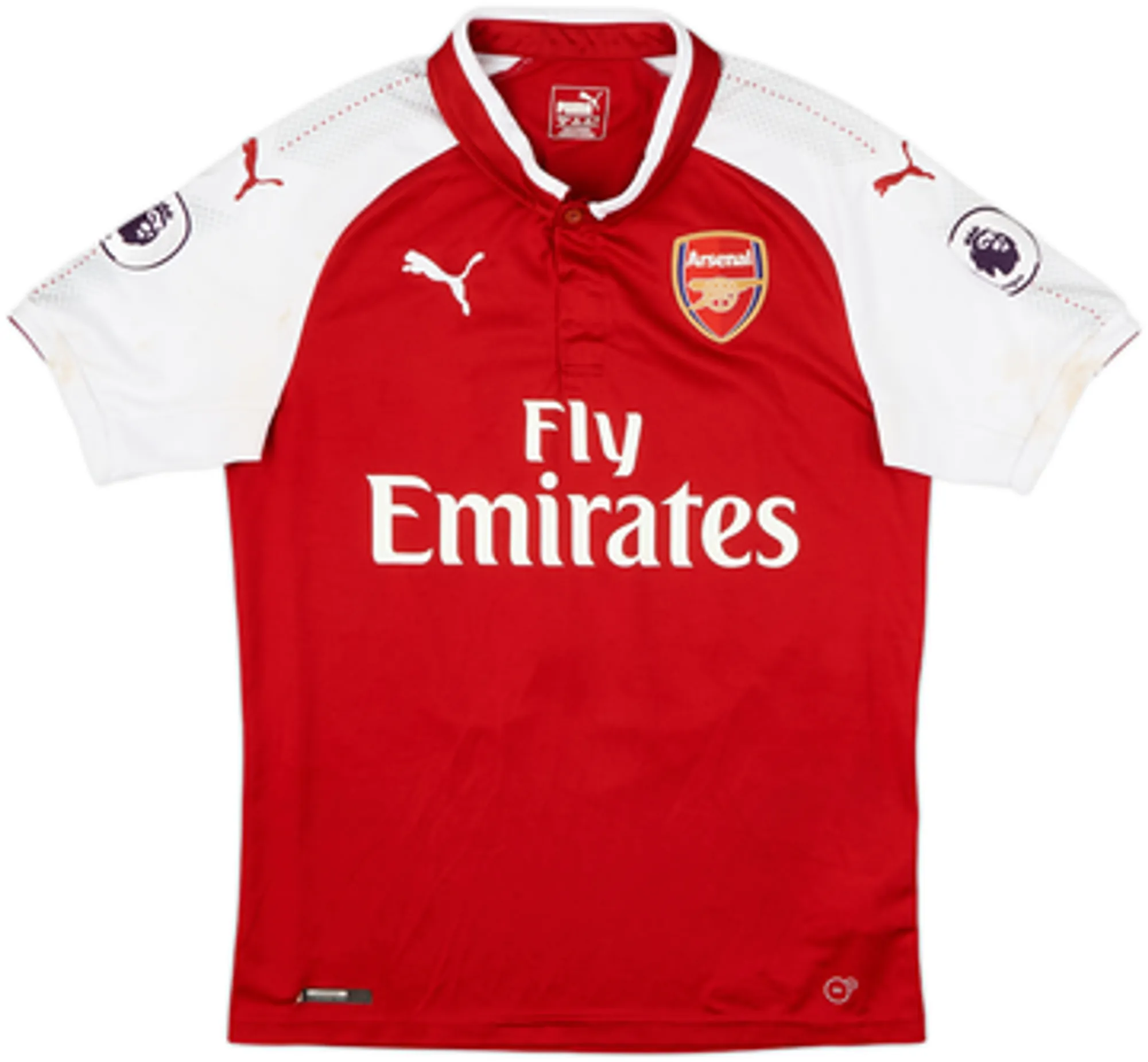 2017-18 Arsenal Home Shirt Aubameyang #14 - 8/10 - (S)