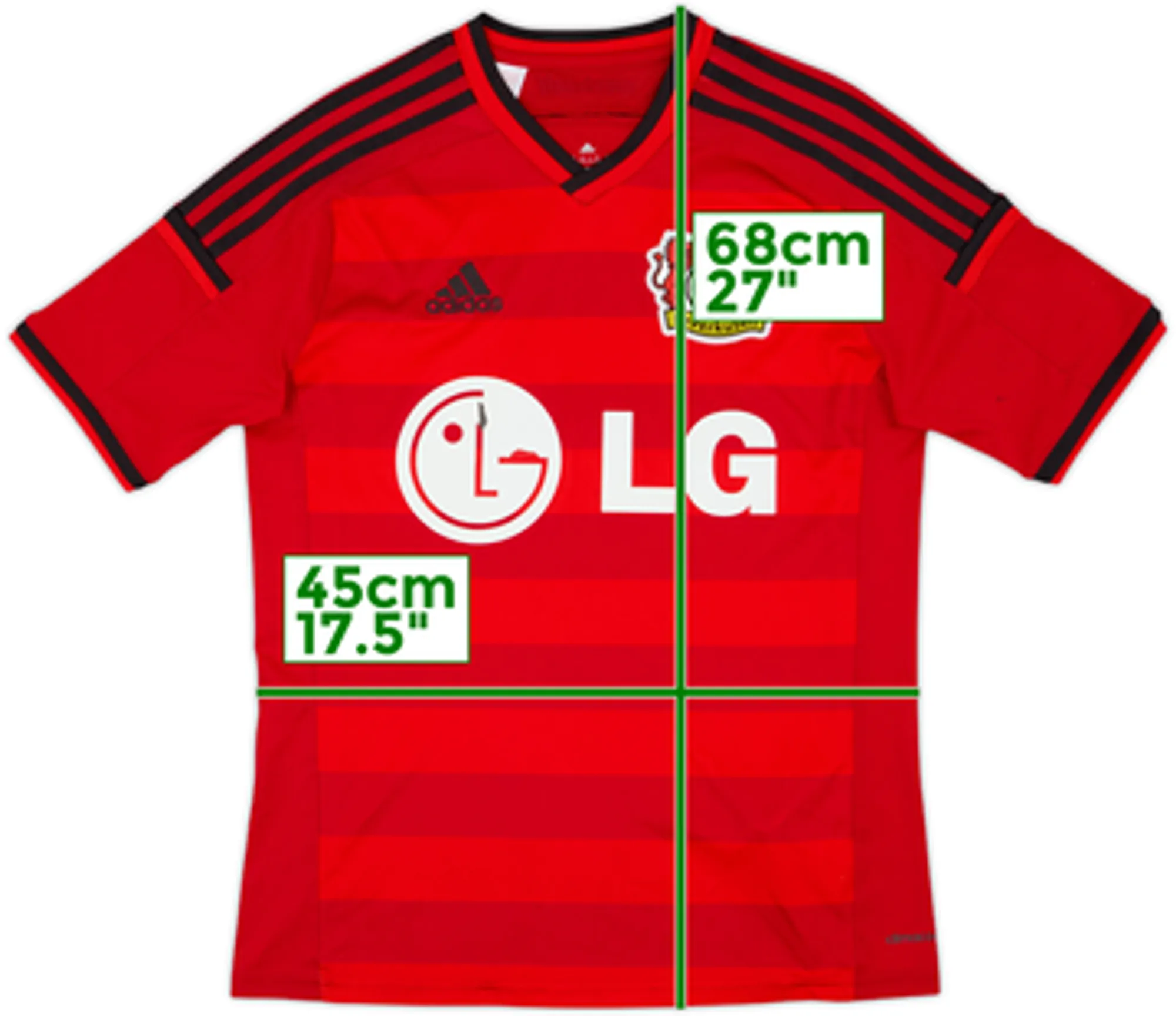 2014-15 Bayer Leverkusen Home Shirt - 5/10 - (XL.Boys)