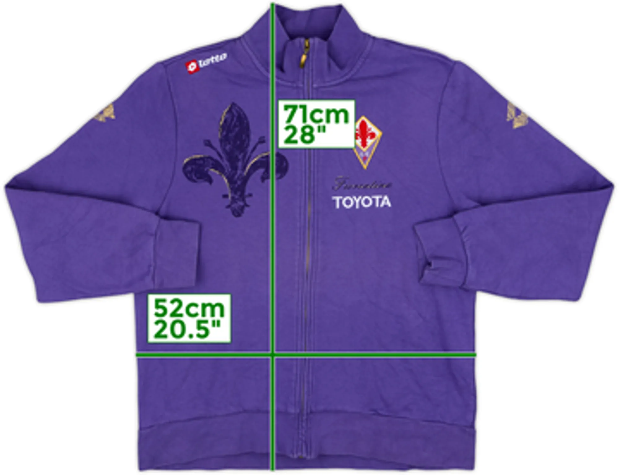 2008-09 Fiorentina Lotto Track Jacket - 7/10 - (M)