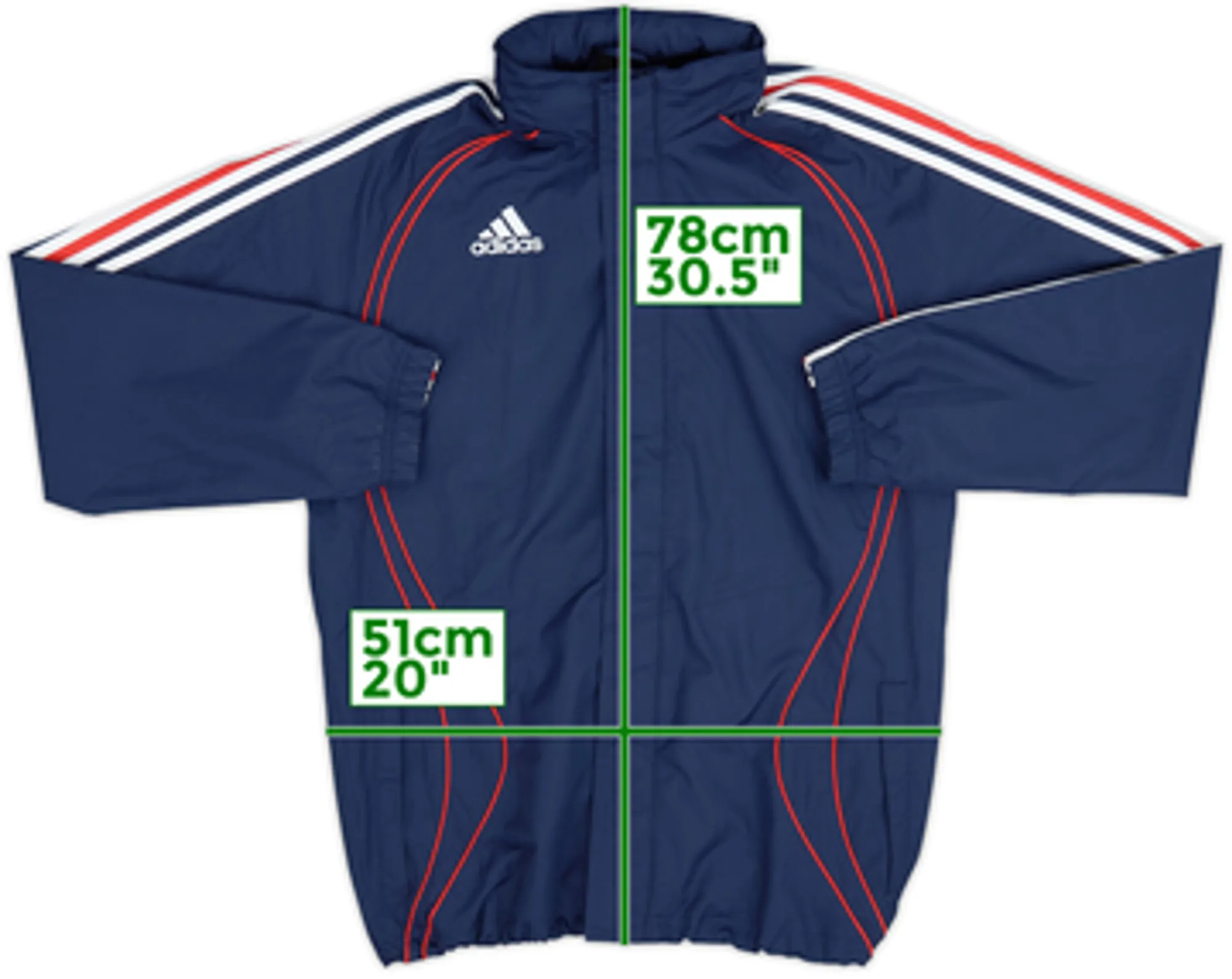 2005-06 France adidas Hooded Rain Jacket - 10/10 - (XS)