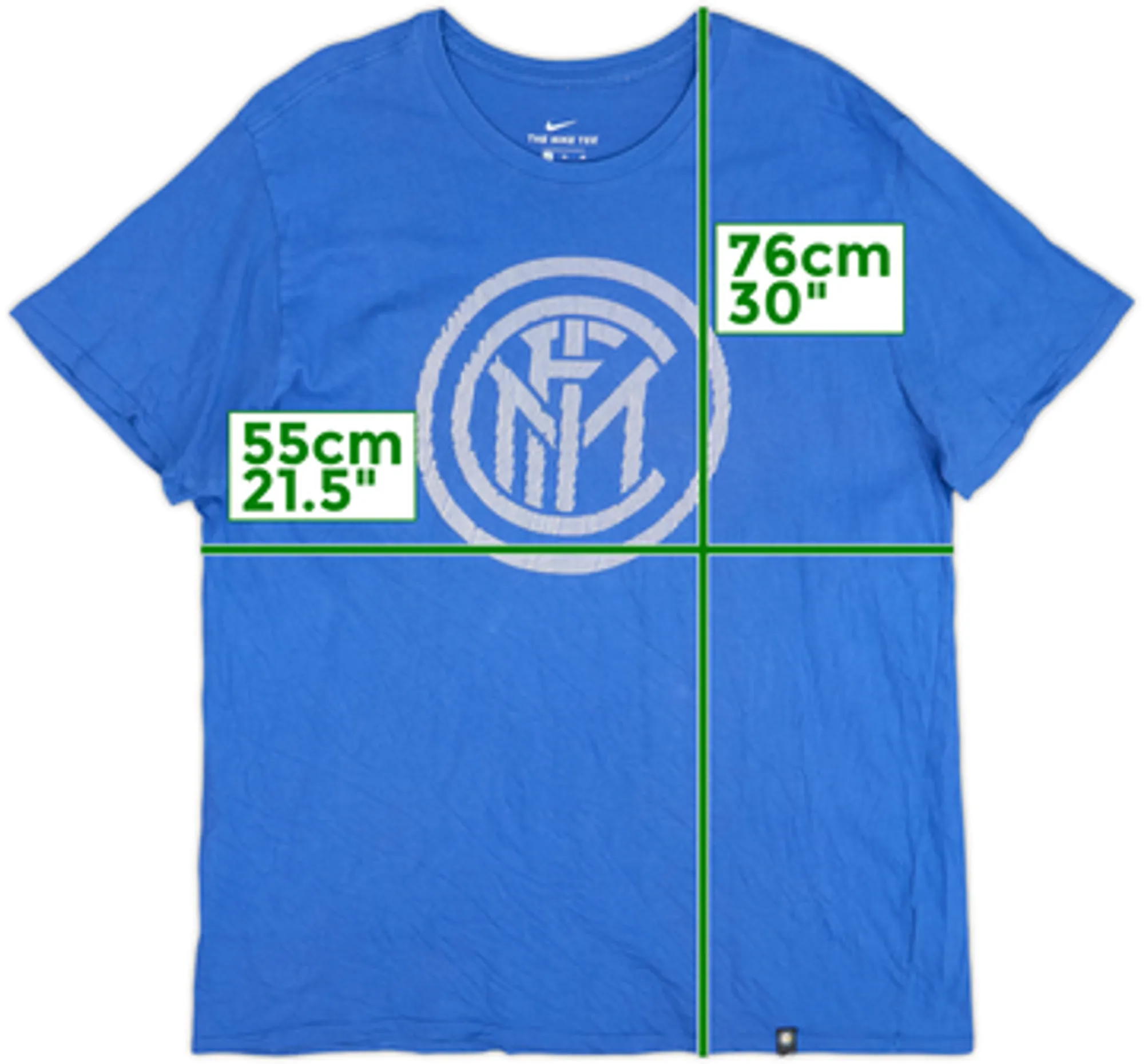 2017-18 Inter Milan Nike Cotton Tee - 7/10 - (XL)
