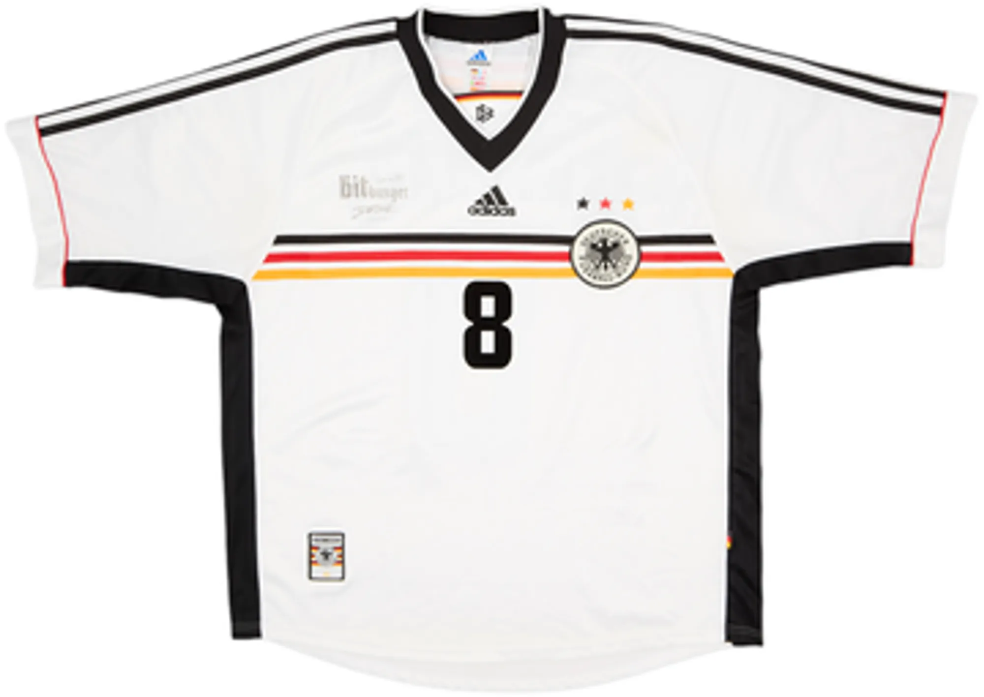 1998-00 Germany Home/Training Shirt Matthaus #8 - 6/10 - (M)