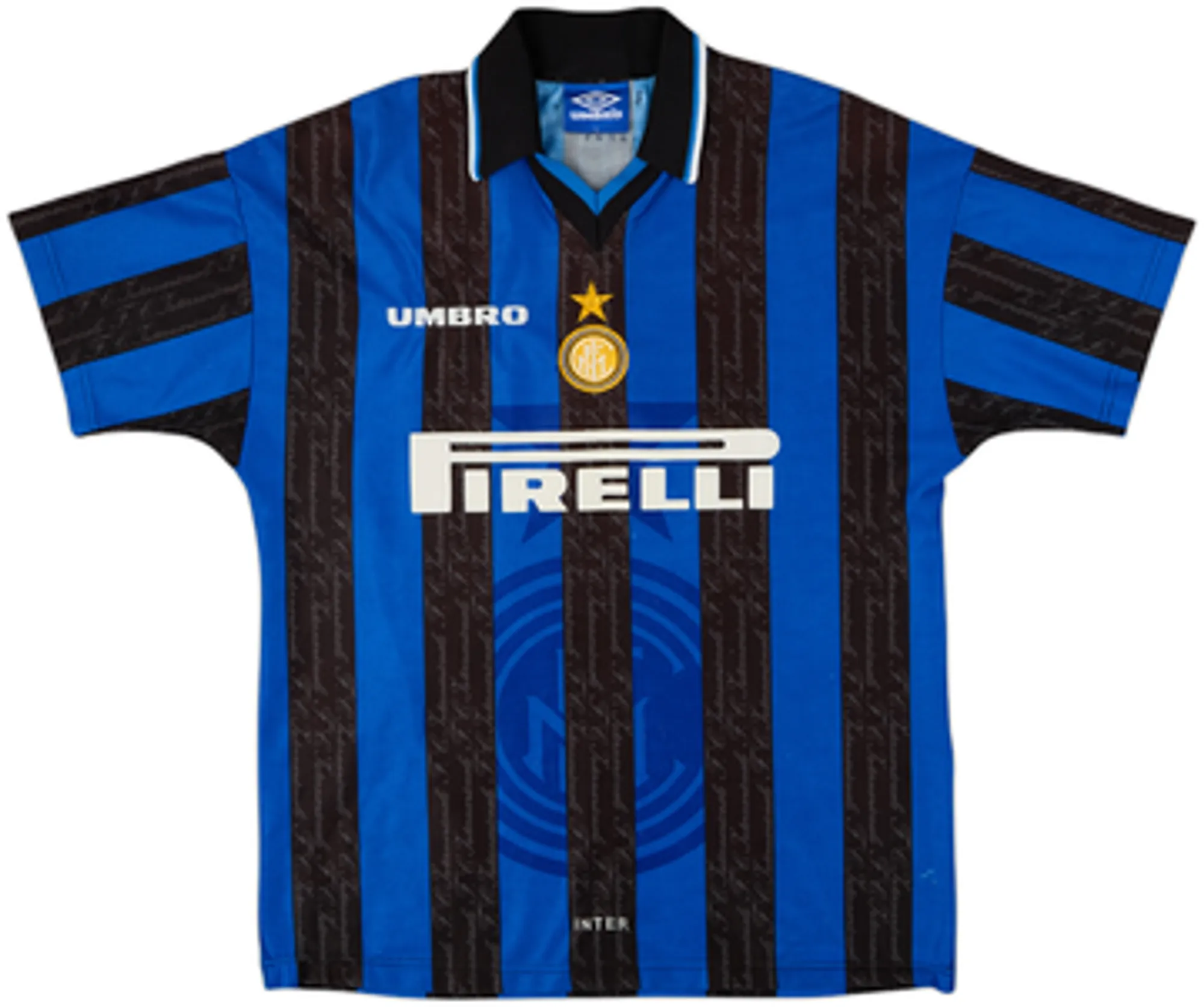 1996-97 Inter Milan Home Shirt Zanetti #4 - 6/10 - (L)