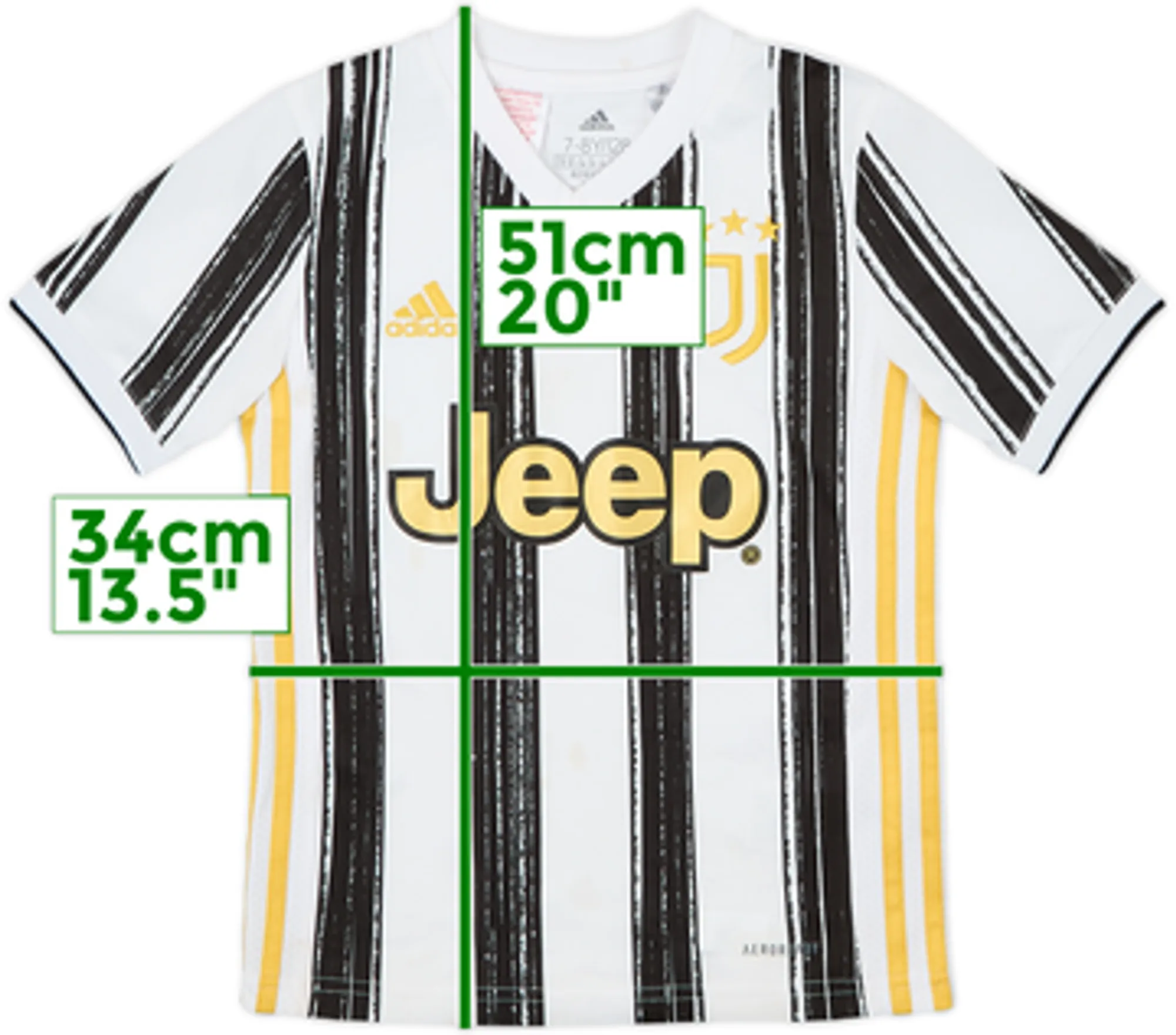 2020-21 Juventus Home Shirt - 6/10 - (7-8 Years)