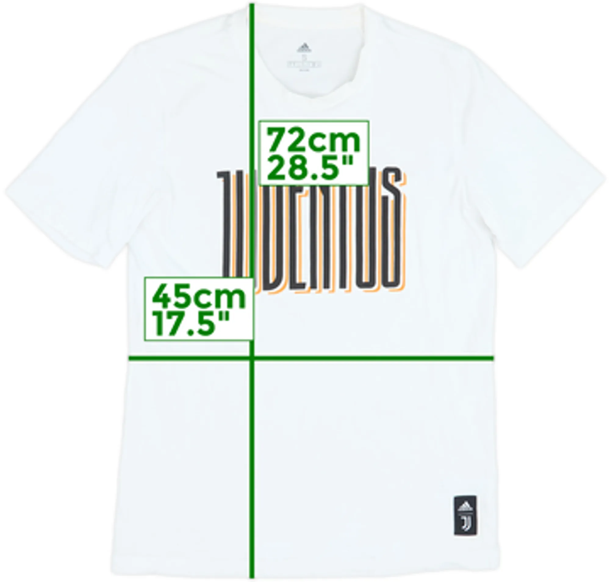 2021-22 Juventus adidas Cotton Tee - 7/10 - (S)