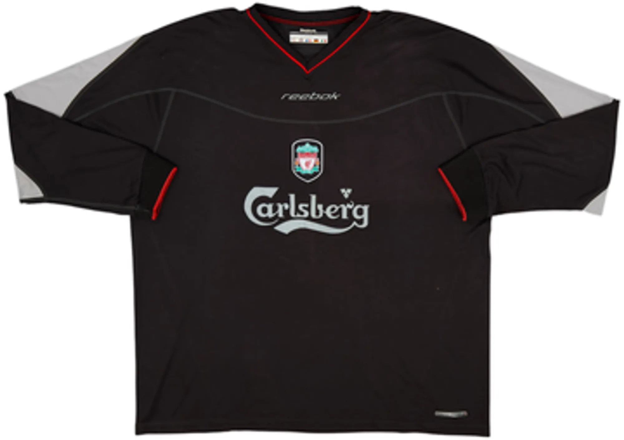 2002-04 Liverpool Away L/S Shirt Gerrard #17 - 8/10 - (XL)