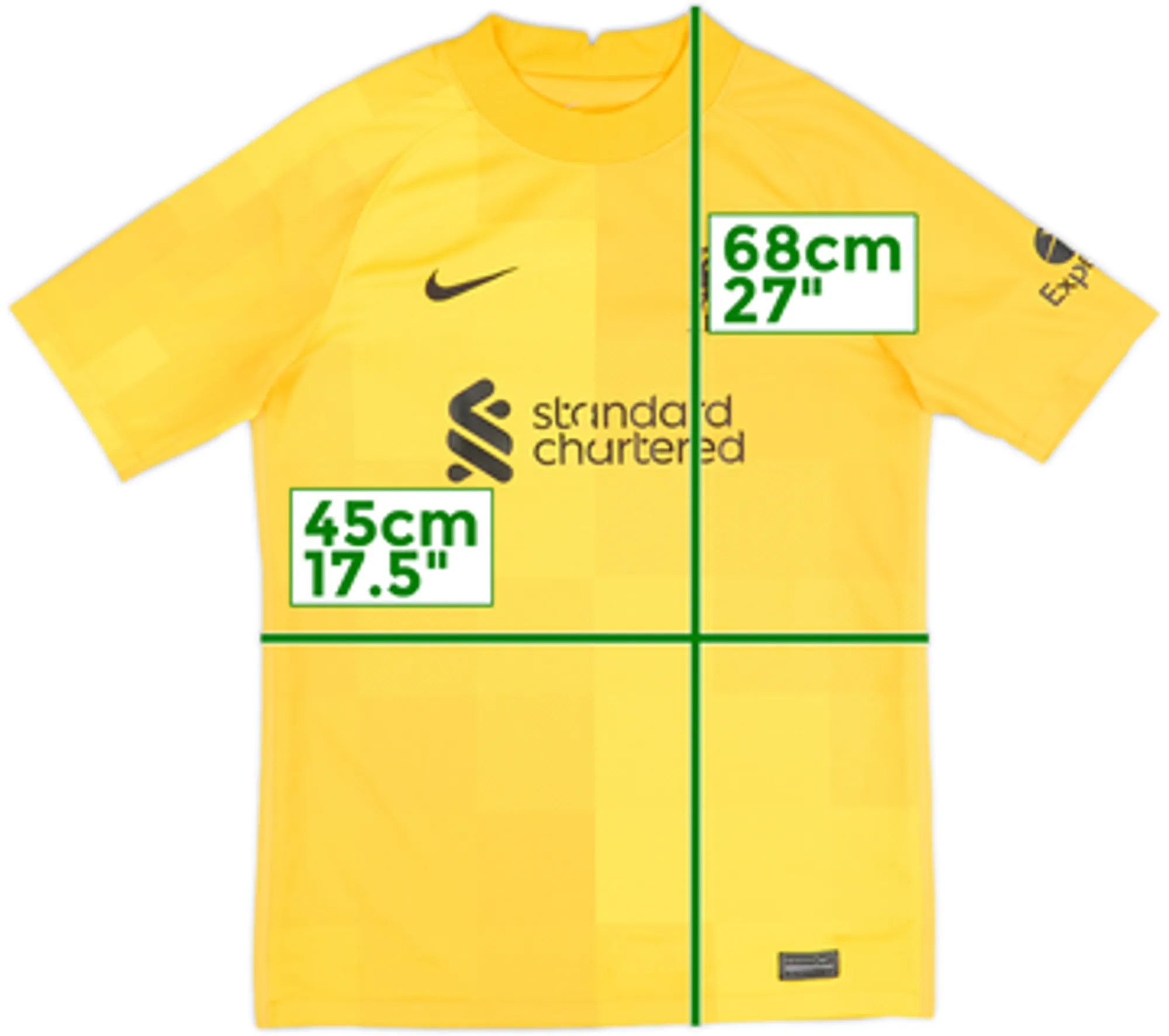 2021-22 Liverpool GK S/S Shirt - 4/10 - (XL.Boys)