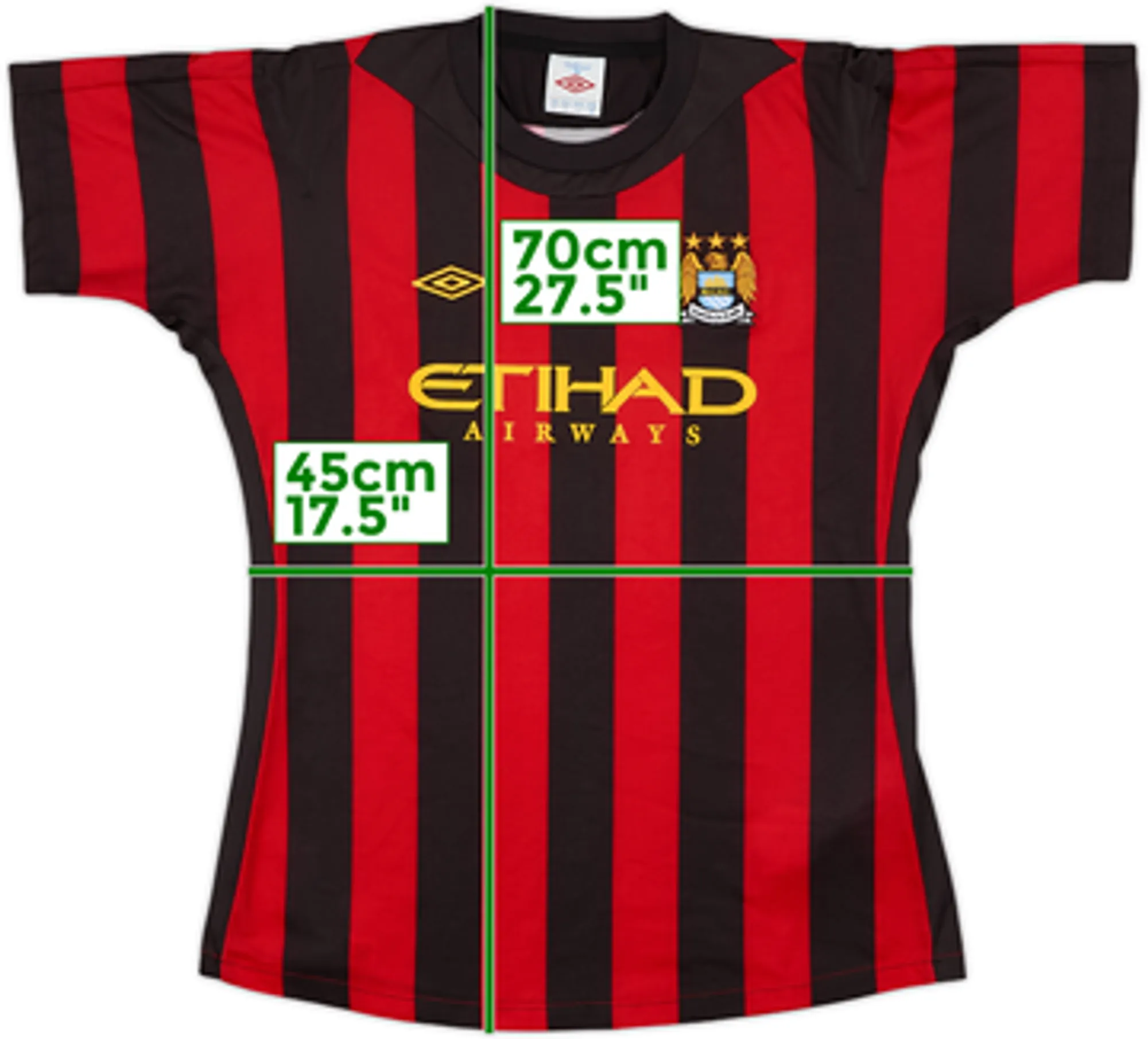 2011-12 Manchester City Away Shirt - 7/10 - (Women's M)