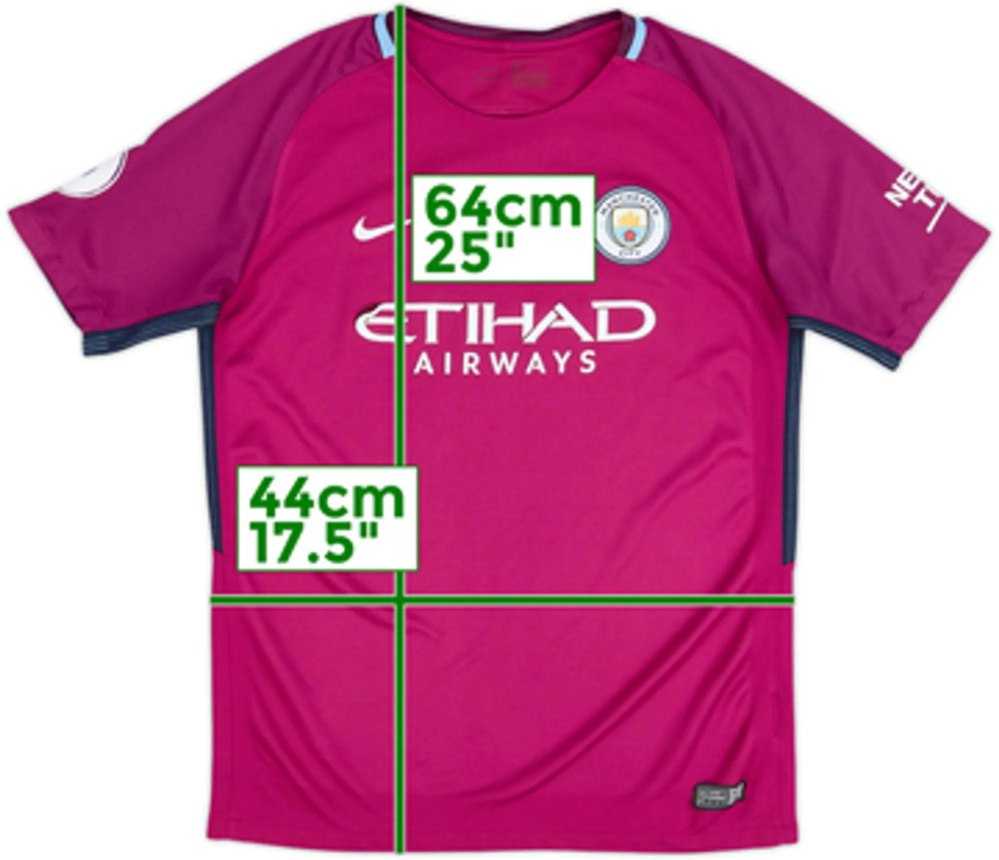 2017-18 Manchester City Away Shirt - 5/10 - (Women's XL)