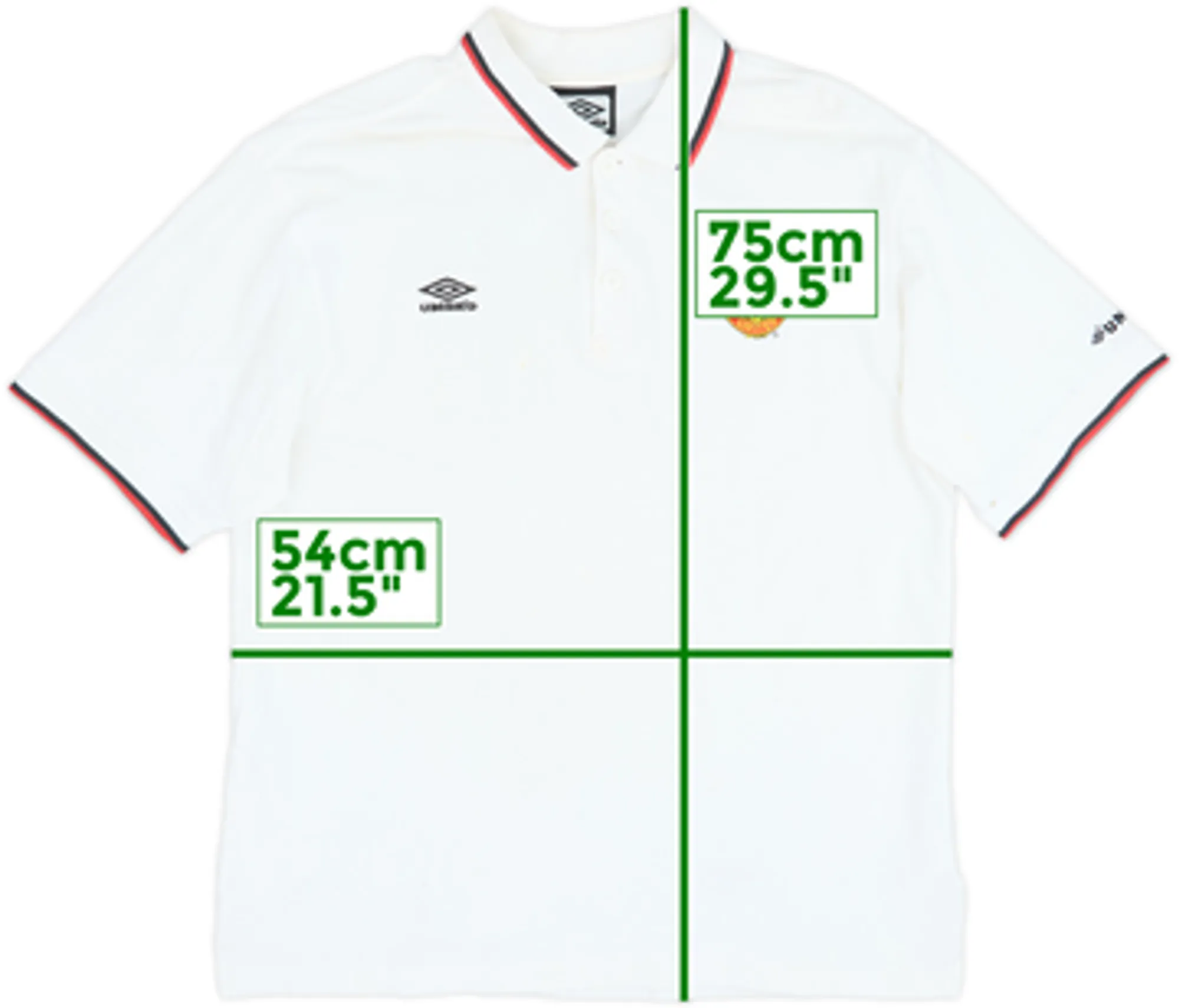 1998-99 Manchester United Umbro Polo Shirt - 10/10 - (XL)