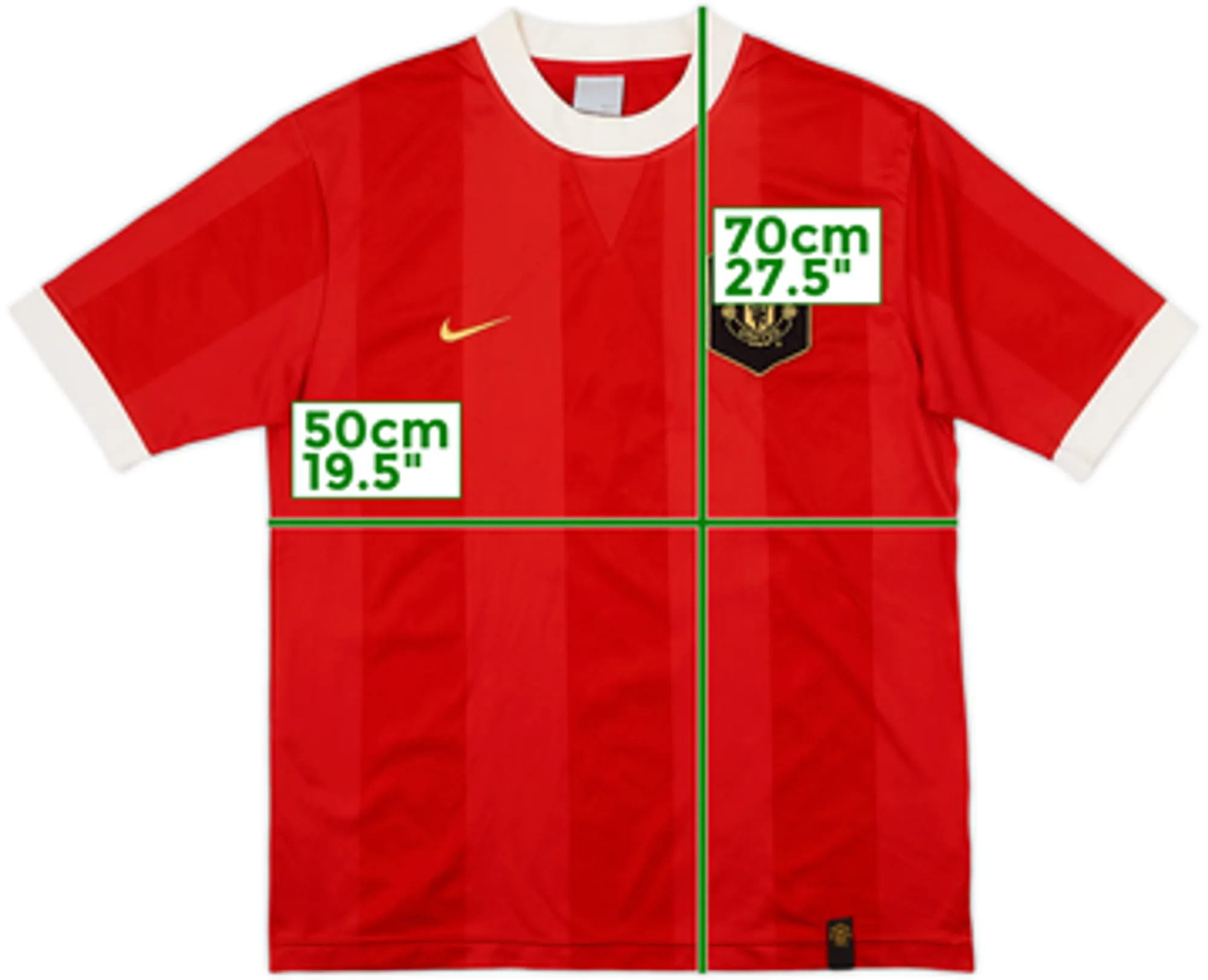 2007-08 Manchester United Nike Heritage Home Shirt - 7/10 - (M)