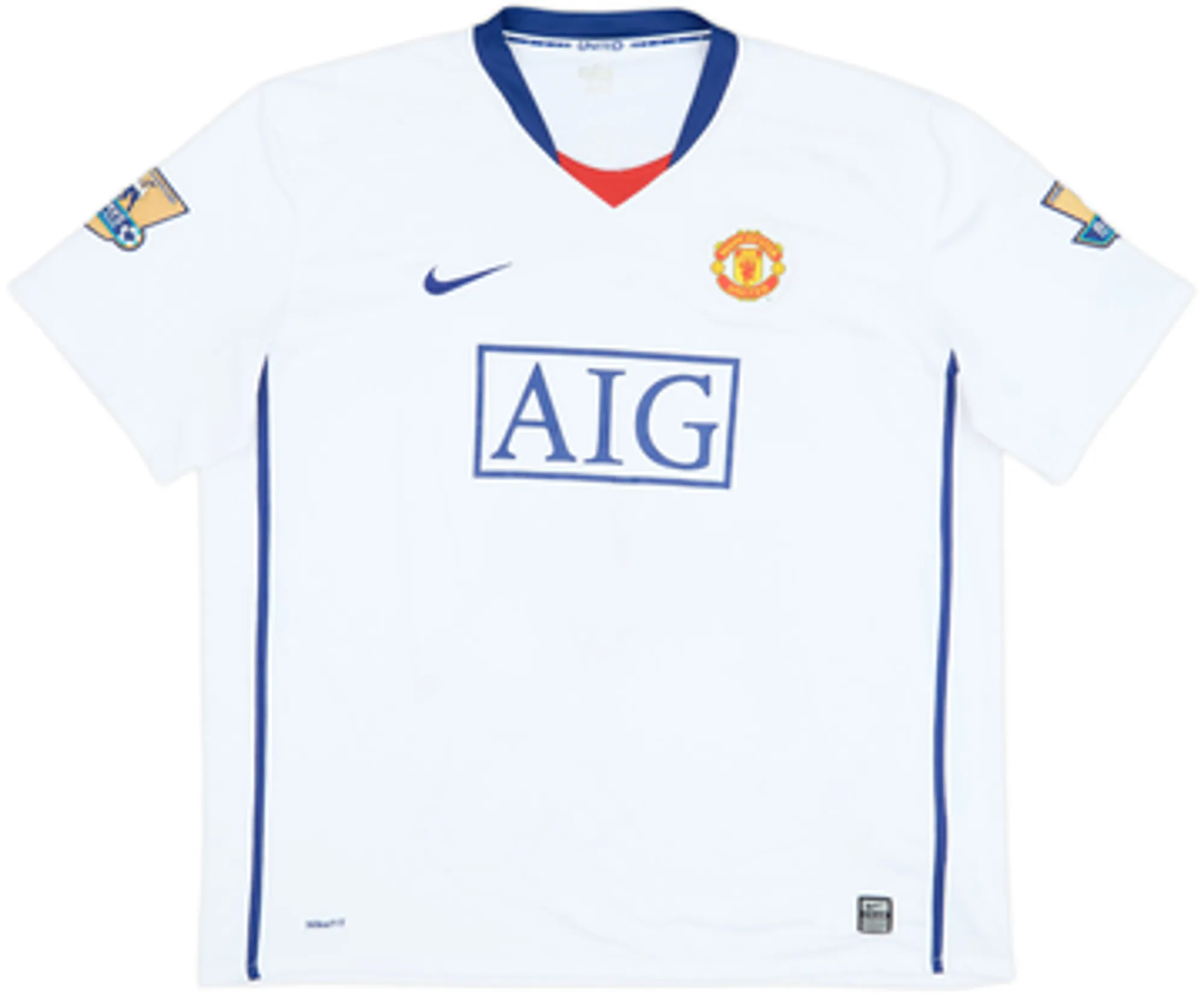 2008-10 Manchester United Away Shirt Hargreaves #4 - 6/10 - (XXL)