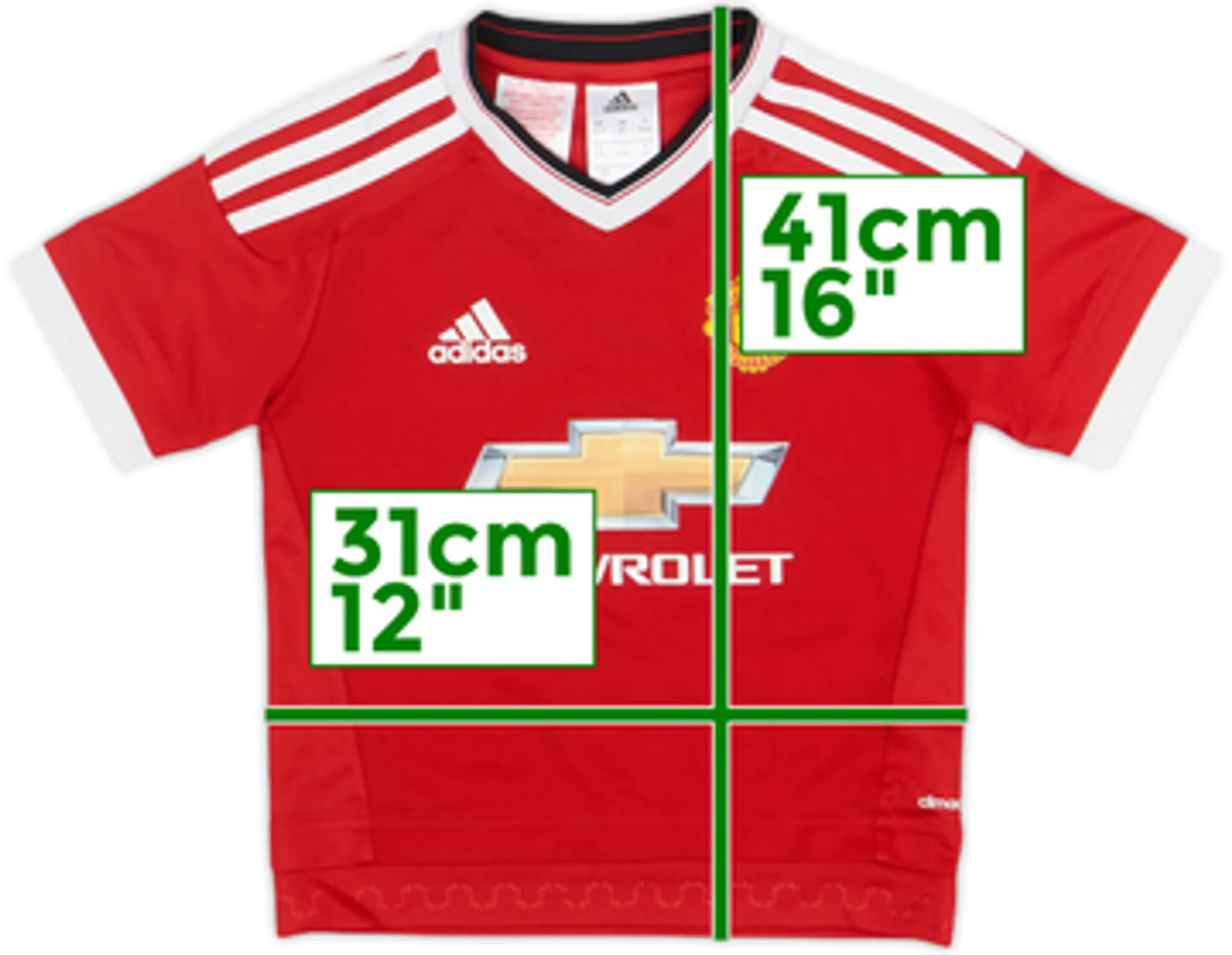 2015-16 Manchester United Home Shirt - 9/10 - (3-4 Years)