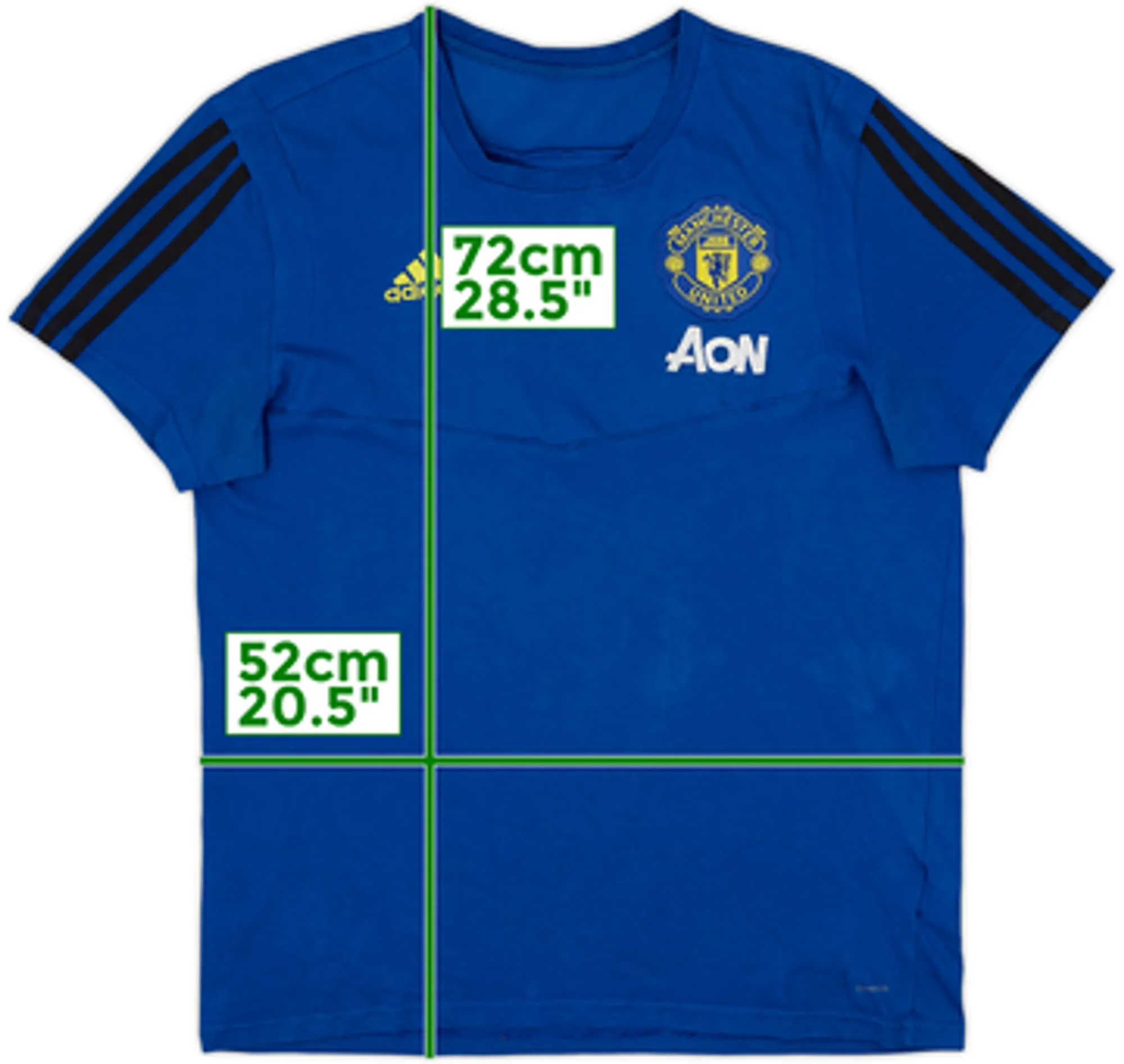 2019-20 Manchester United adidas Cotton Tee - 8/10 - (Women's L)