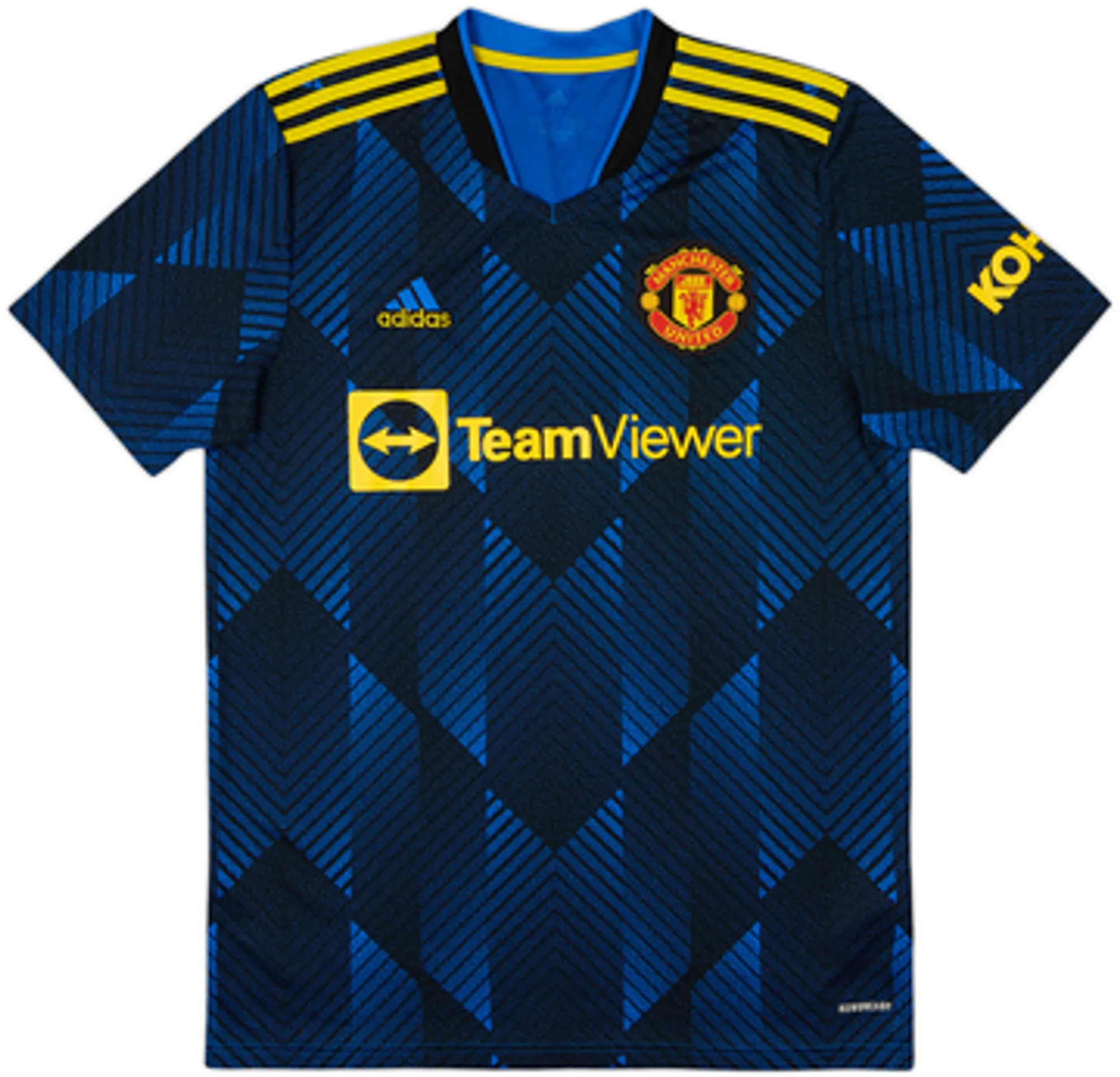 2021-22 Manchester United Third Shirt B.Fernandes #18 - 8/10 - (M)