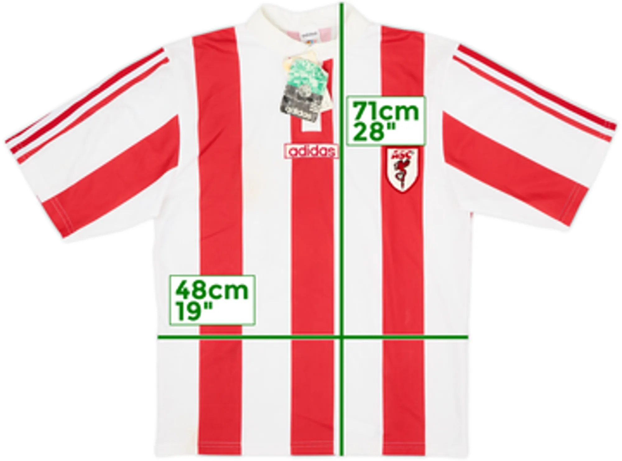 1996-98 AS Cannes Home Shirt (S)