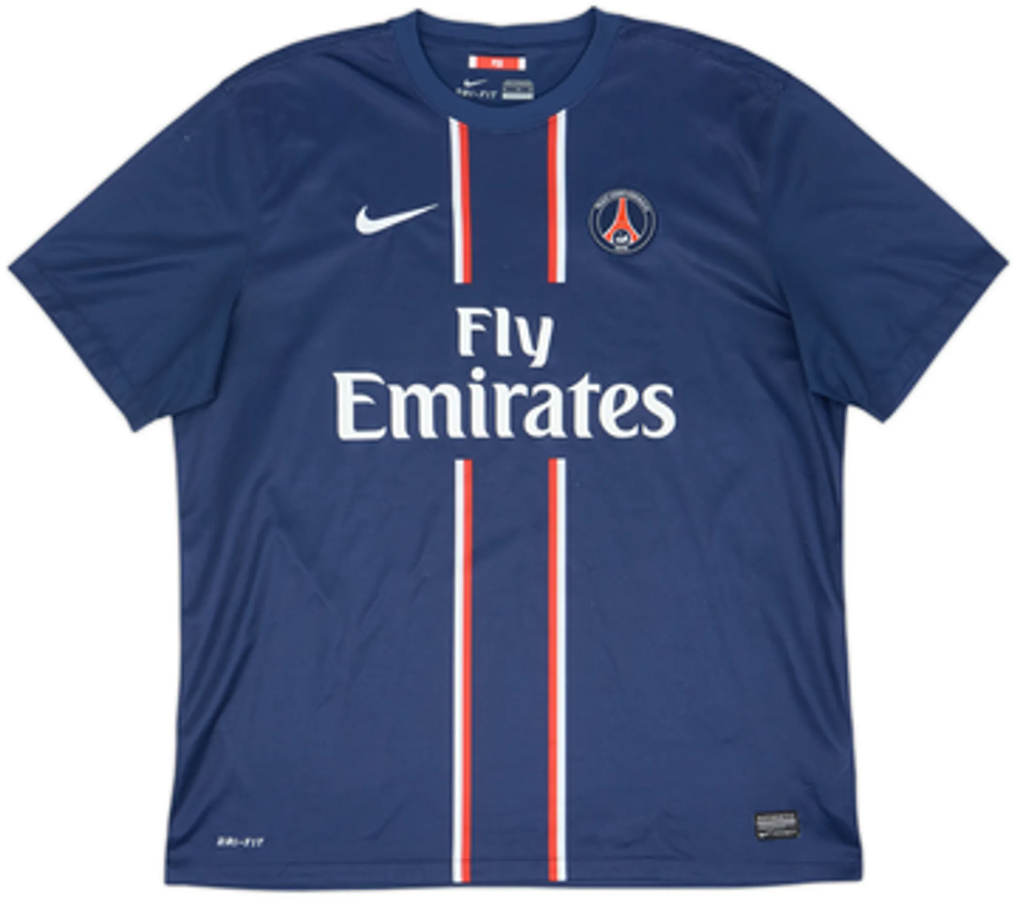 2012-13 Paris Saint-Germain Home Shirt Beckham #32 - 6/10 - (S)