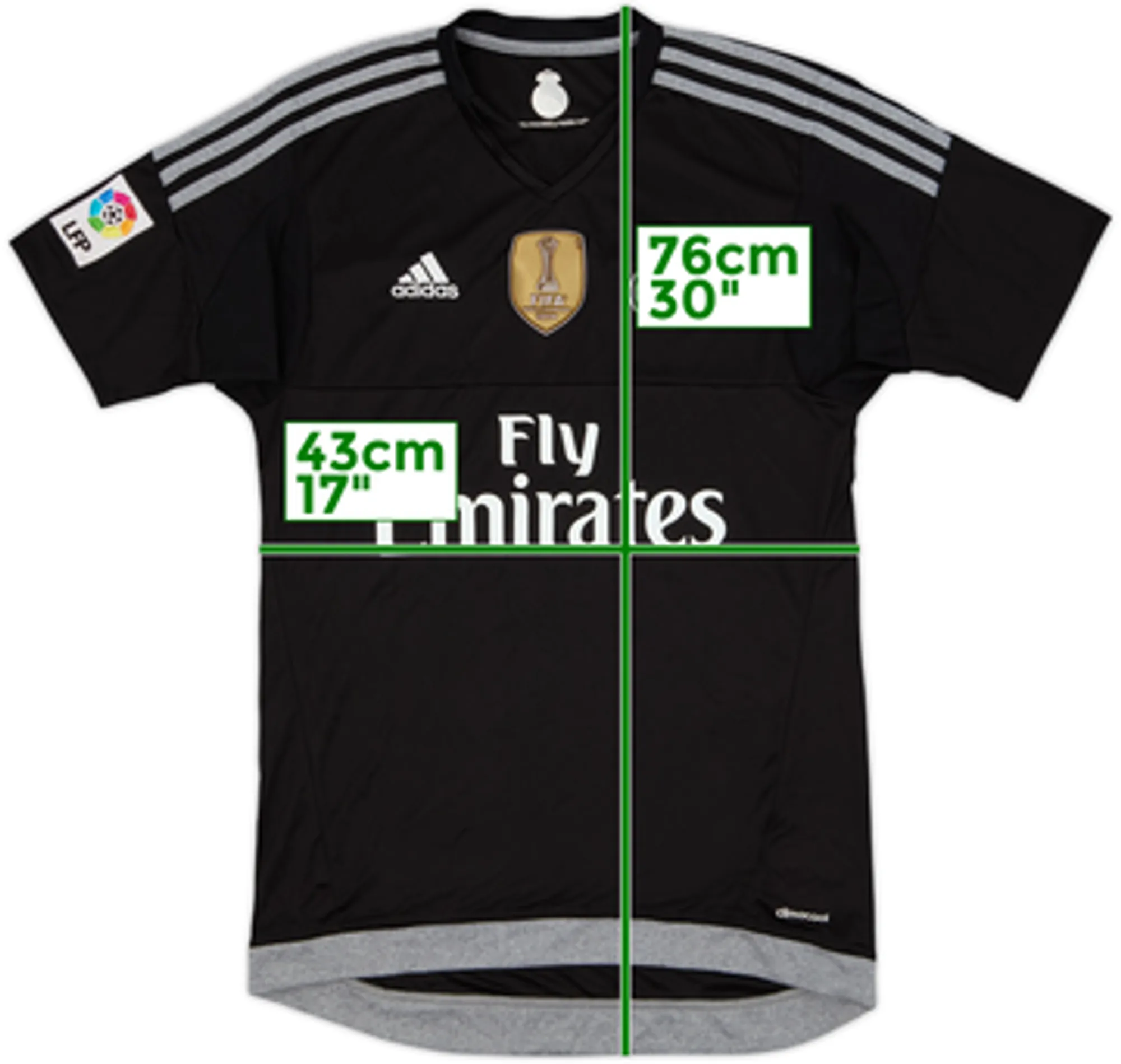 2015-16 Real Madrid GK S/S Shirt - 9/10 - (S)