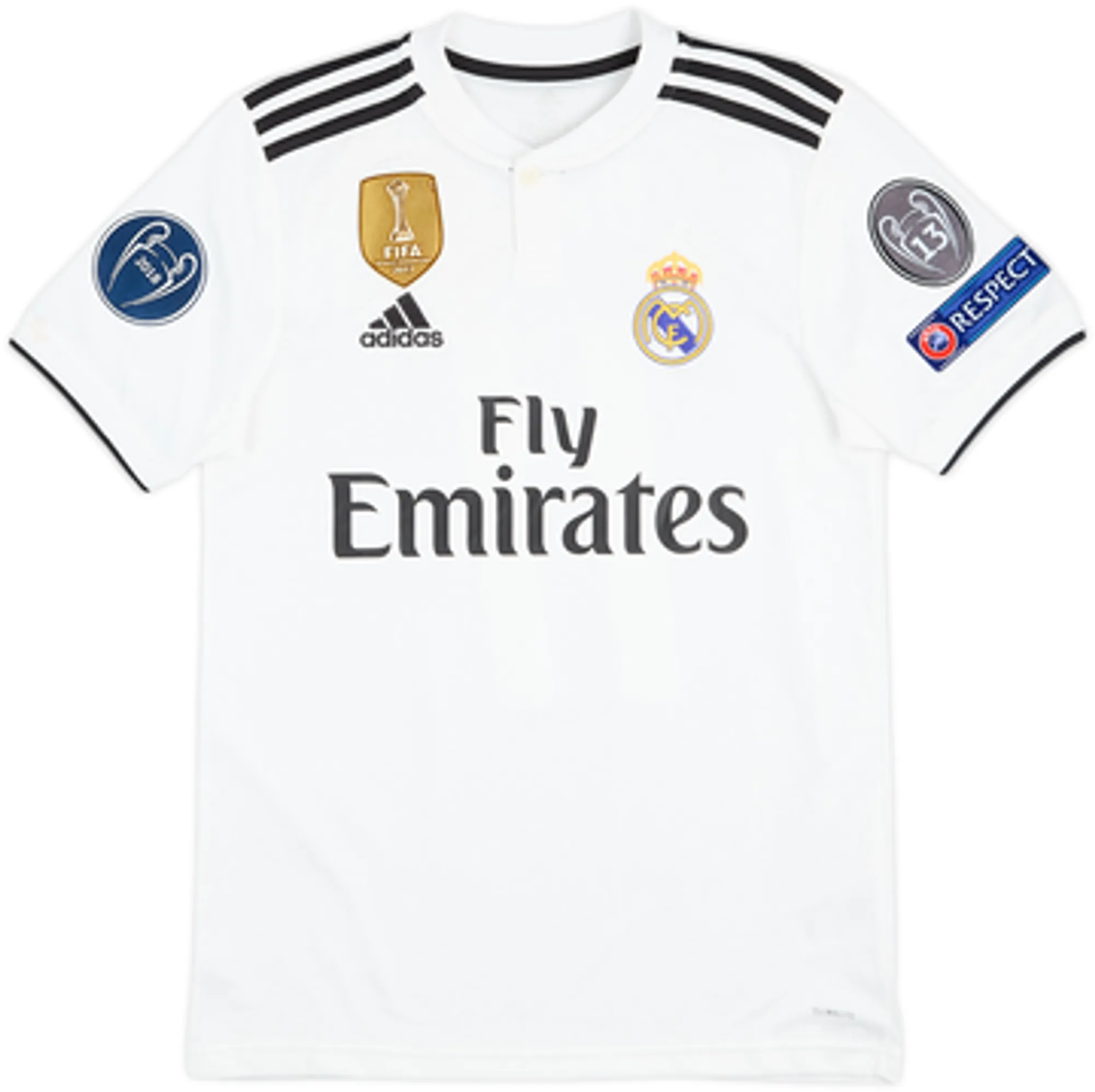 2018-19 Real Madrid Home Shirt Bale #11 - 10/10 - (XL)