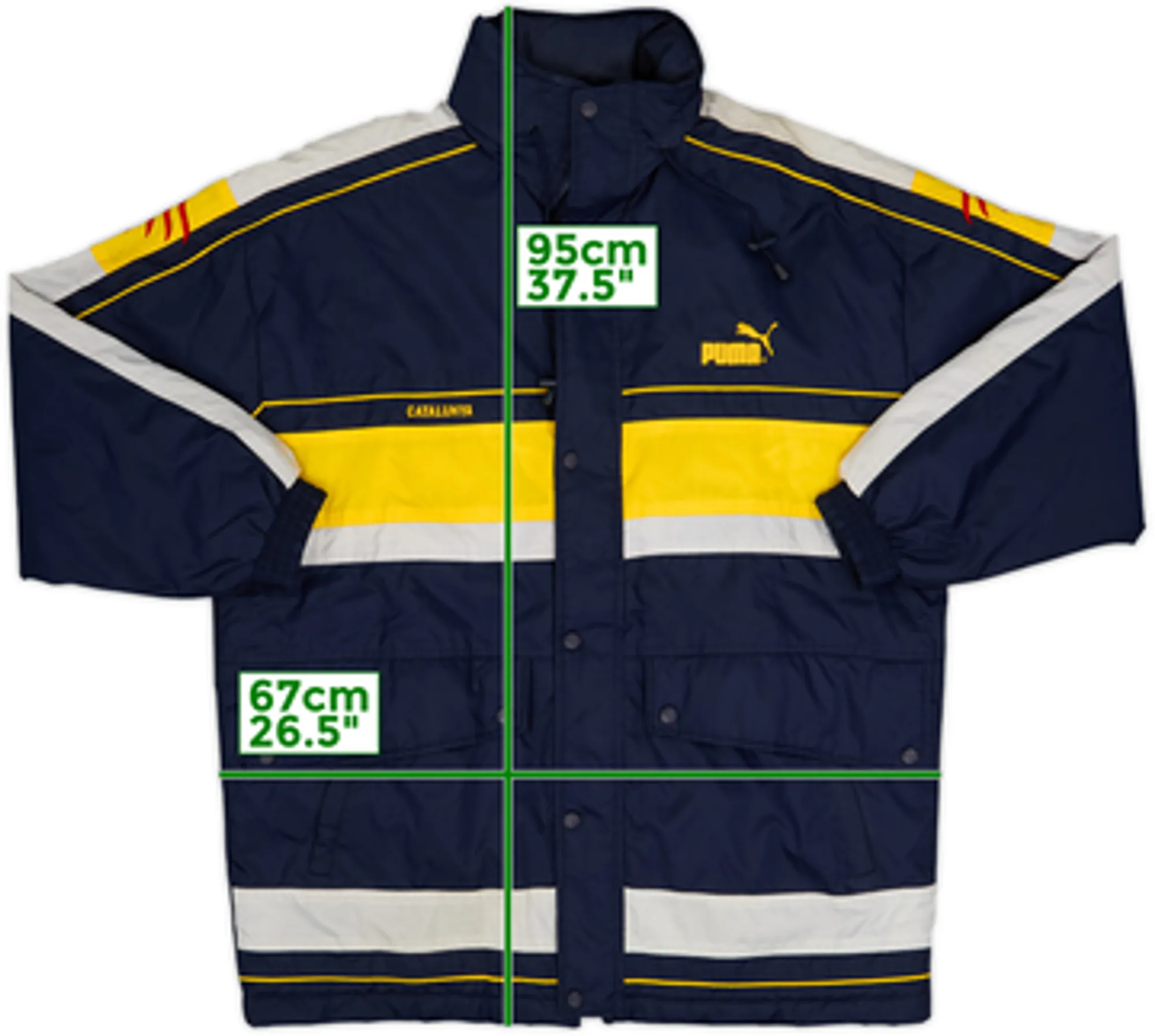 1997-99 Catalunya Puma Hooded Rain Jacket - 4/10 - (L)