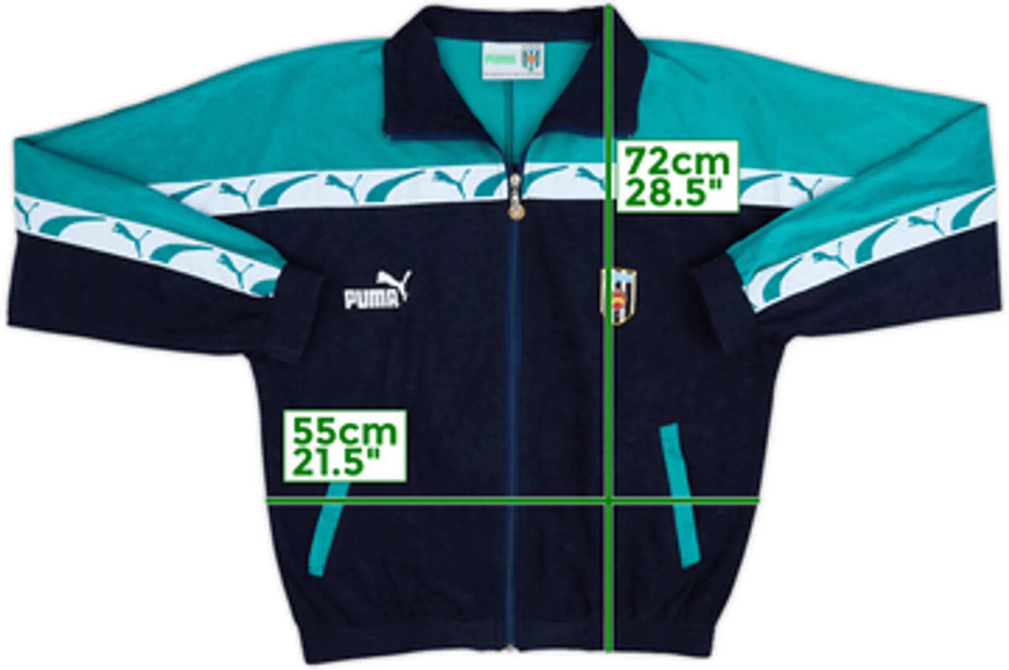 1995-97 AD Merida Puma Track Jacket - 6/10 - (M)
