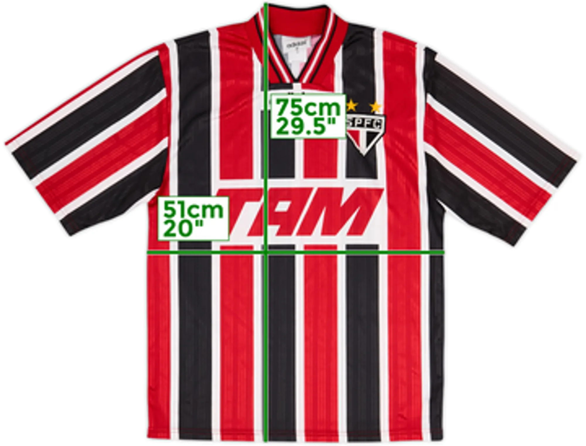 1996 Sao Paulo Away Shirt - 9/10 - (M)