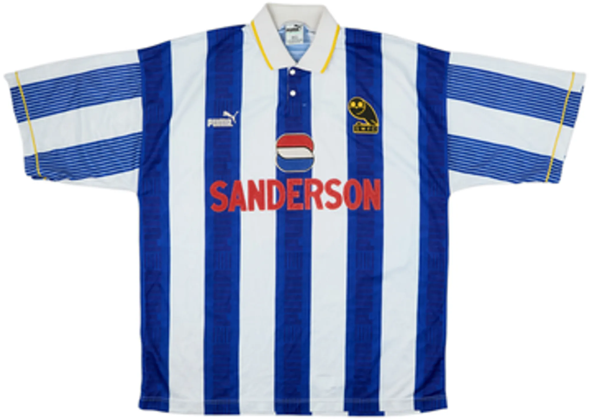 1993-95 Sheffield Wednesday Home Shirt Waddle #8 - 7/10 - (XL)