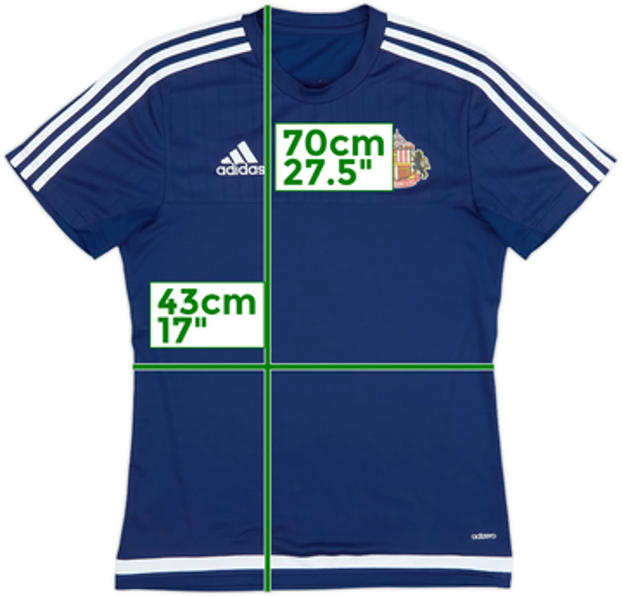 2015-16 Sunderland adizero Training Shirt - 8/10 - (S)