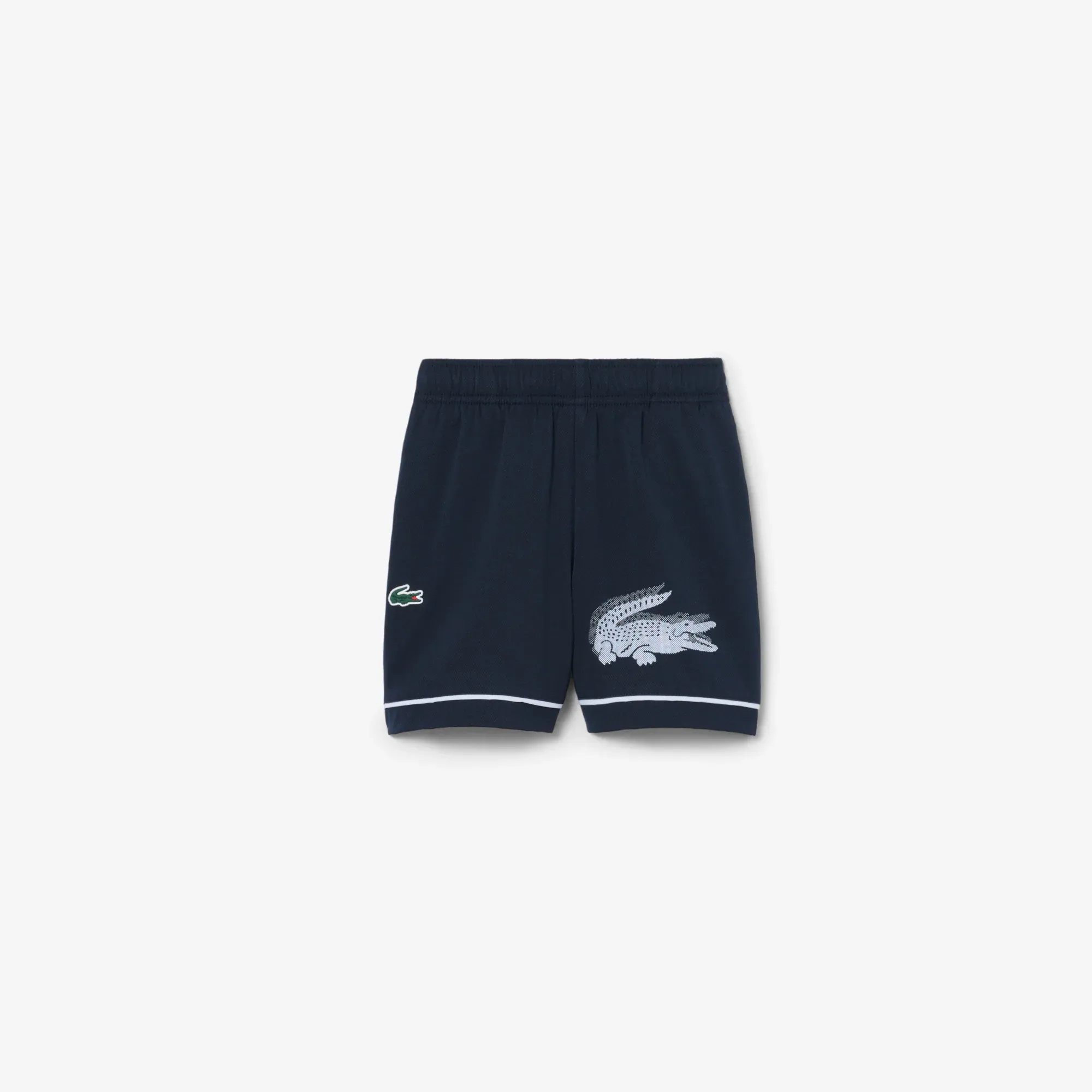 Lacoste Striped Taffeta Sport Shorts - Black