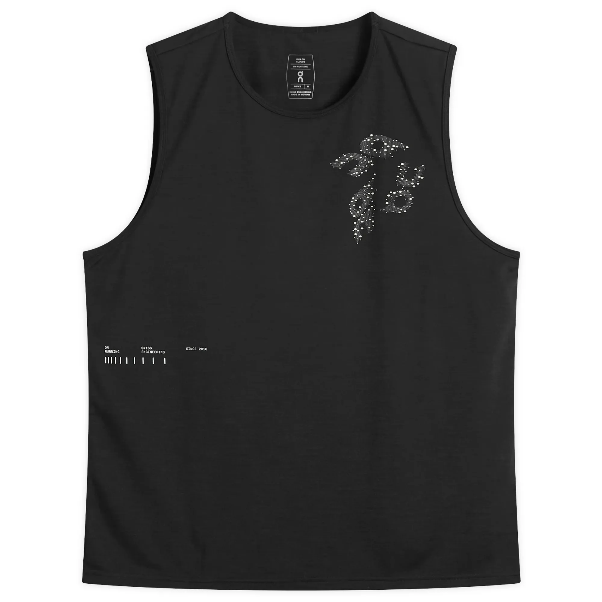 ON Men's Run Tank Black